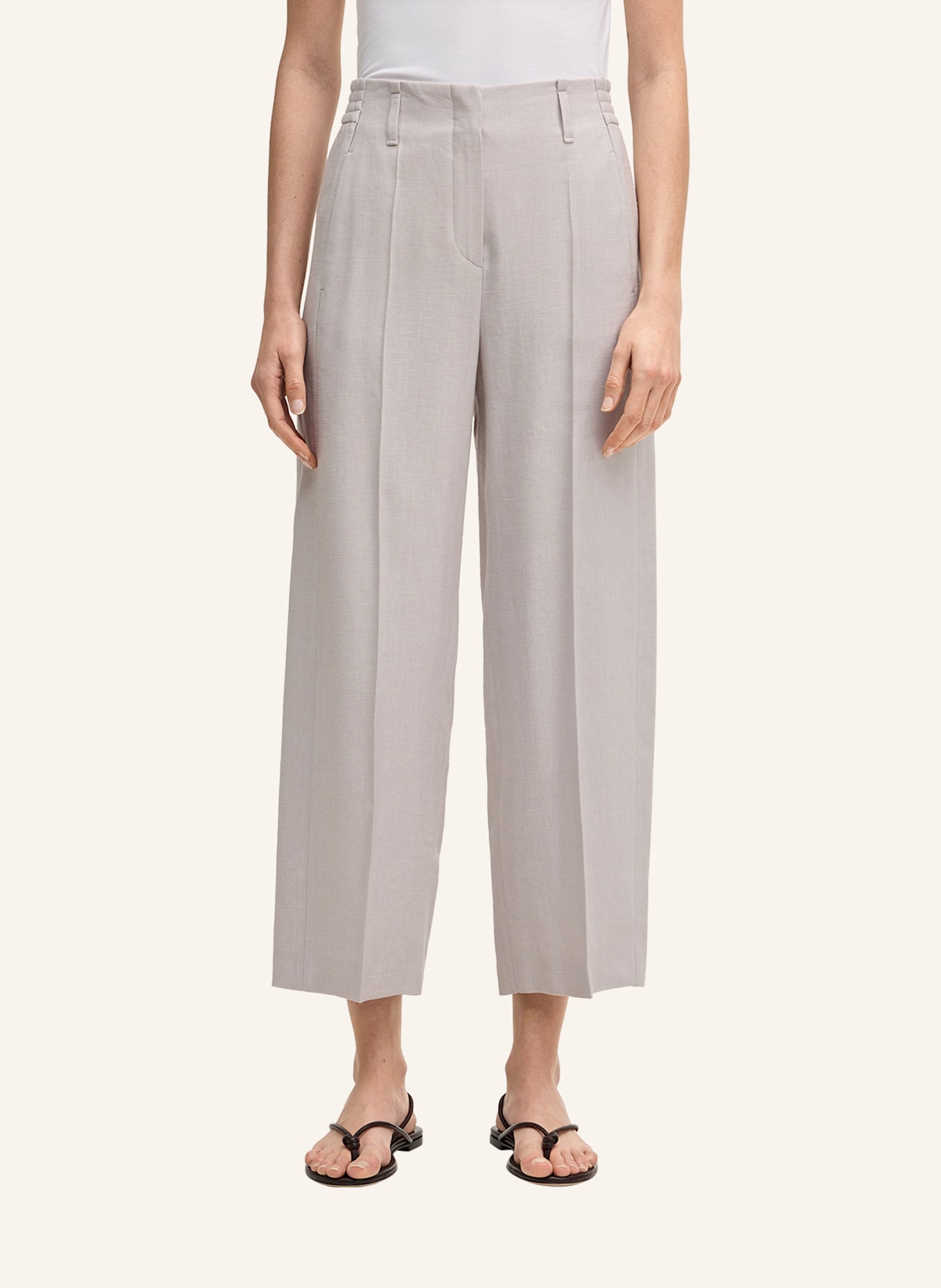 windsor. Bundfaltenhose: BEIGE