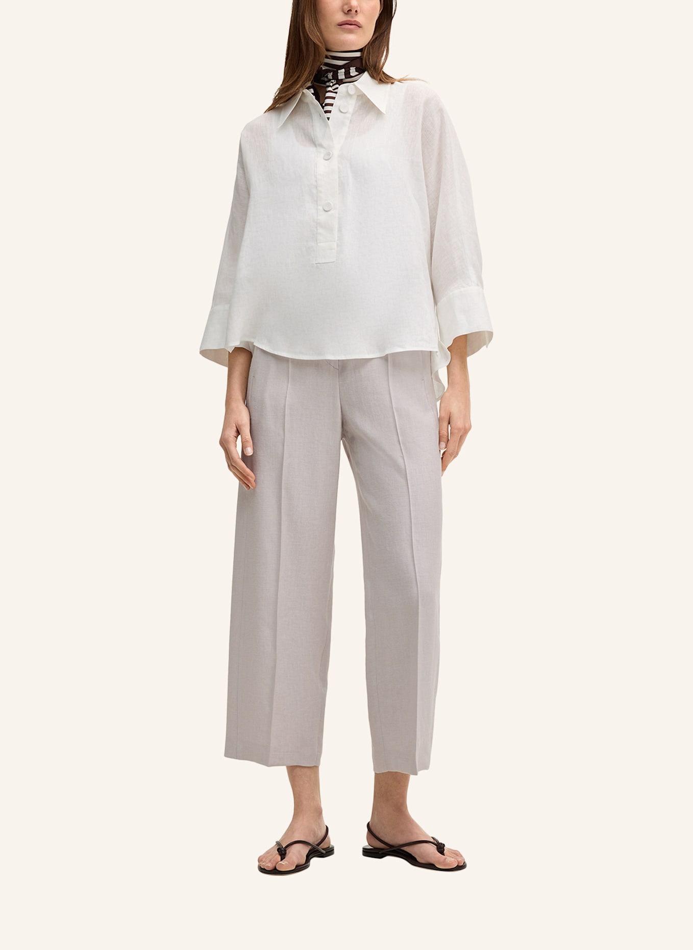 windsor. Bundfaltenhose: BEIGE