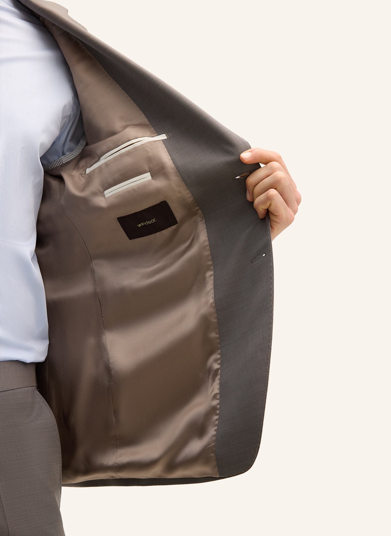 windsor. Anzug Regular Fit: TAUPE