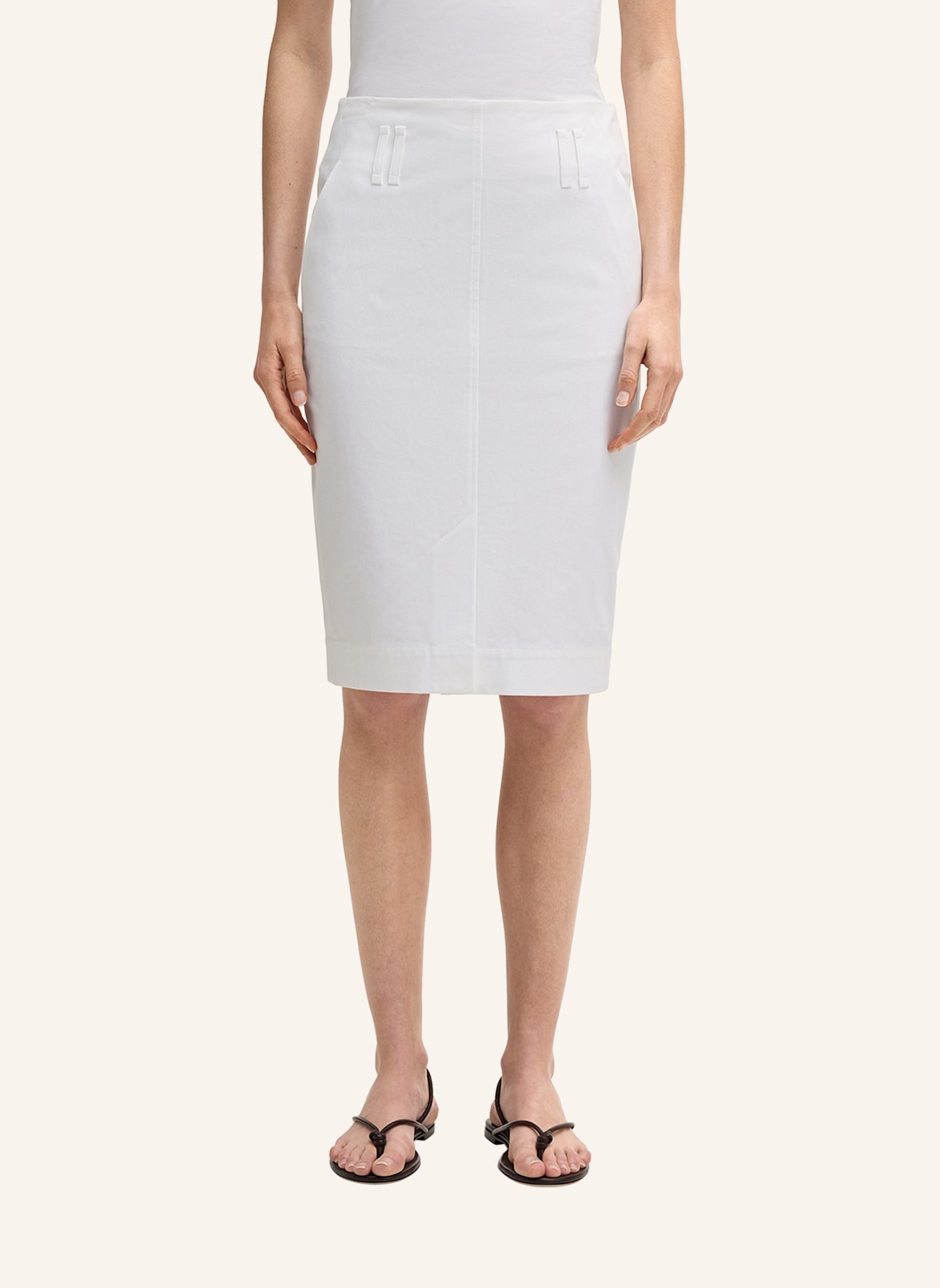 windsor. Bleistiftrock: WEISS