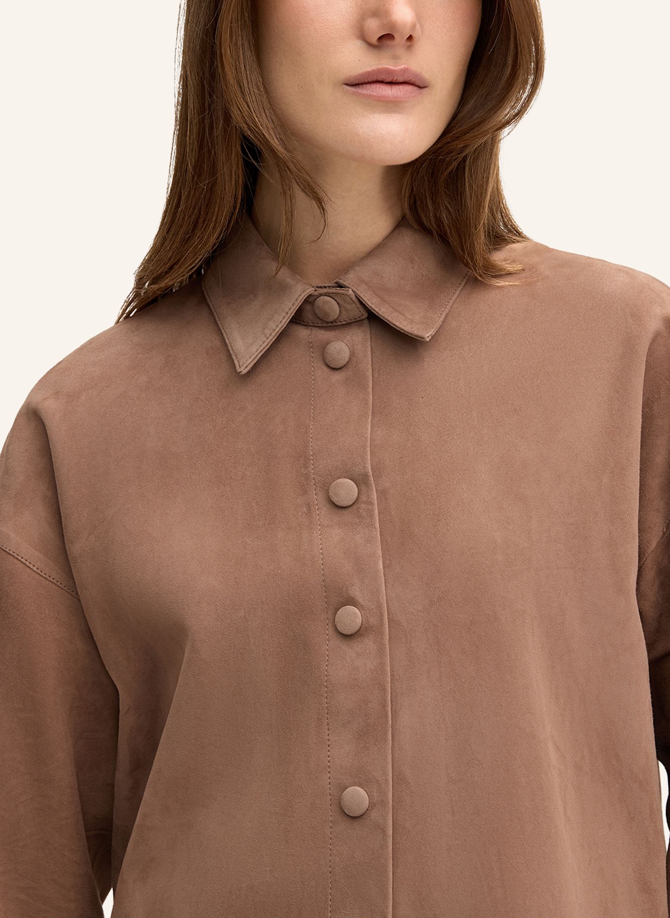 windsor. Lederjacke: HELLBRAUN