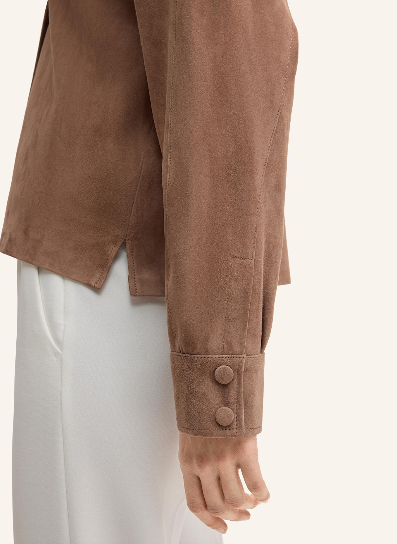 windsor. Lederjacke: HELLBRAUN