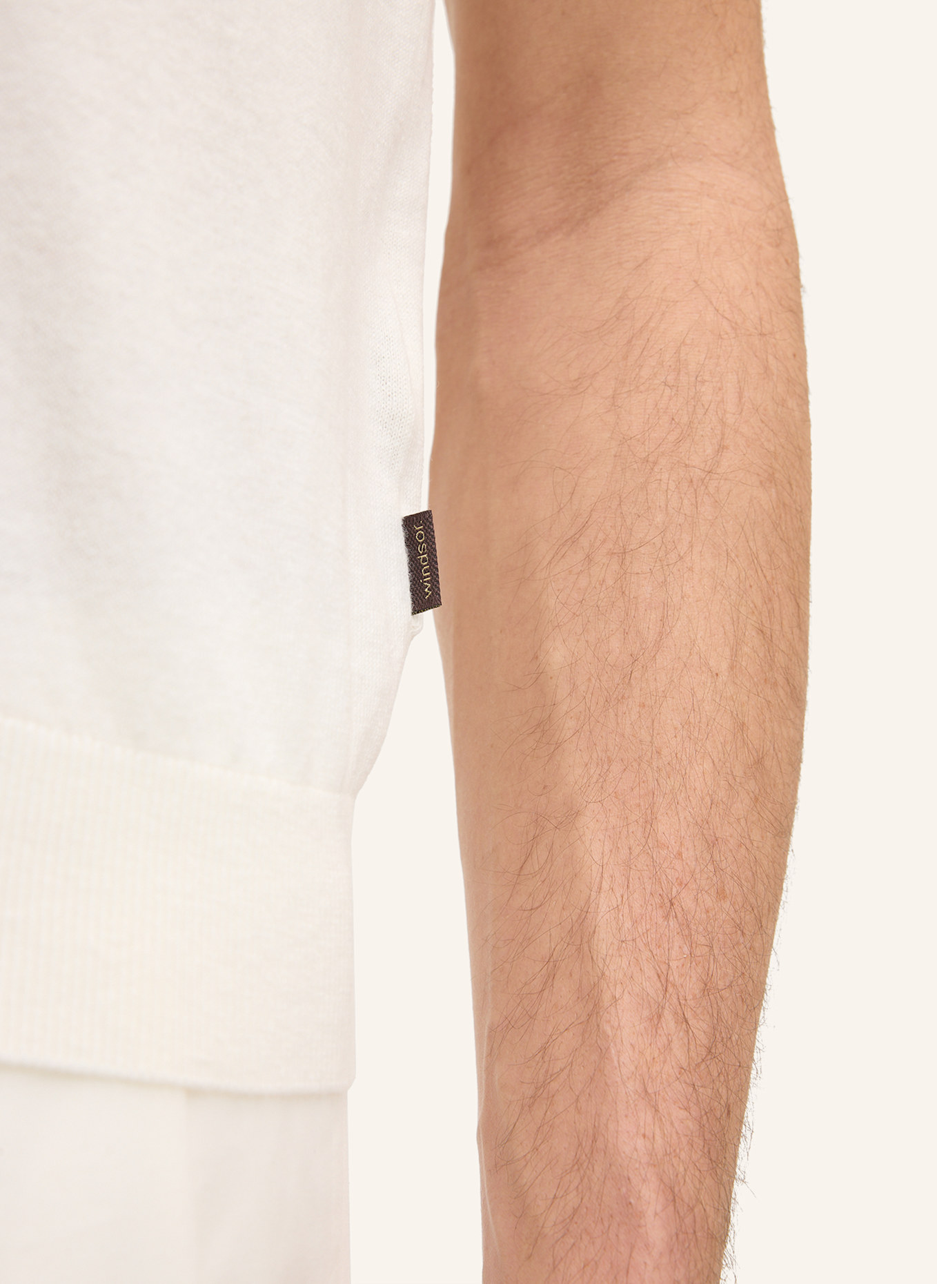 windsor. Strickshirt: WEISS