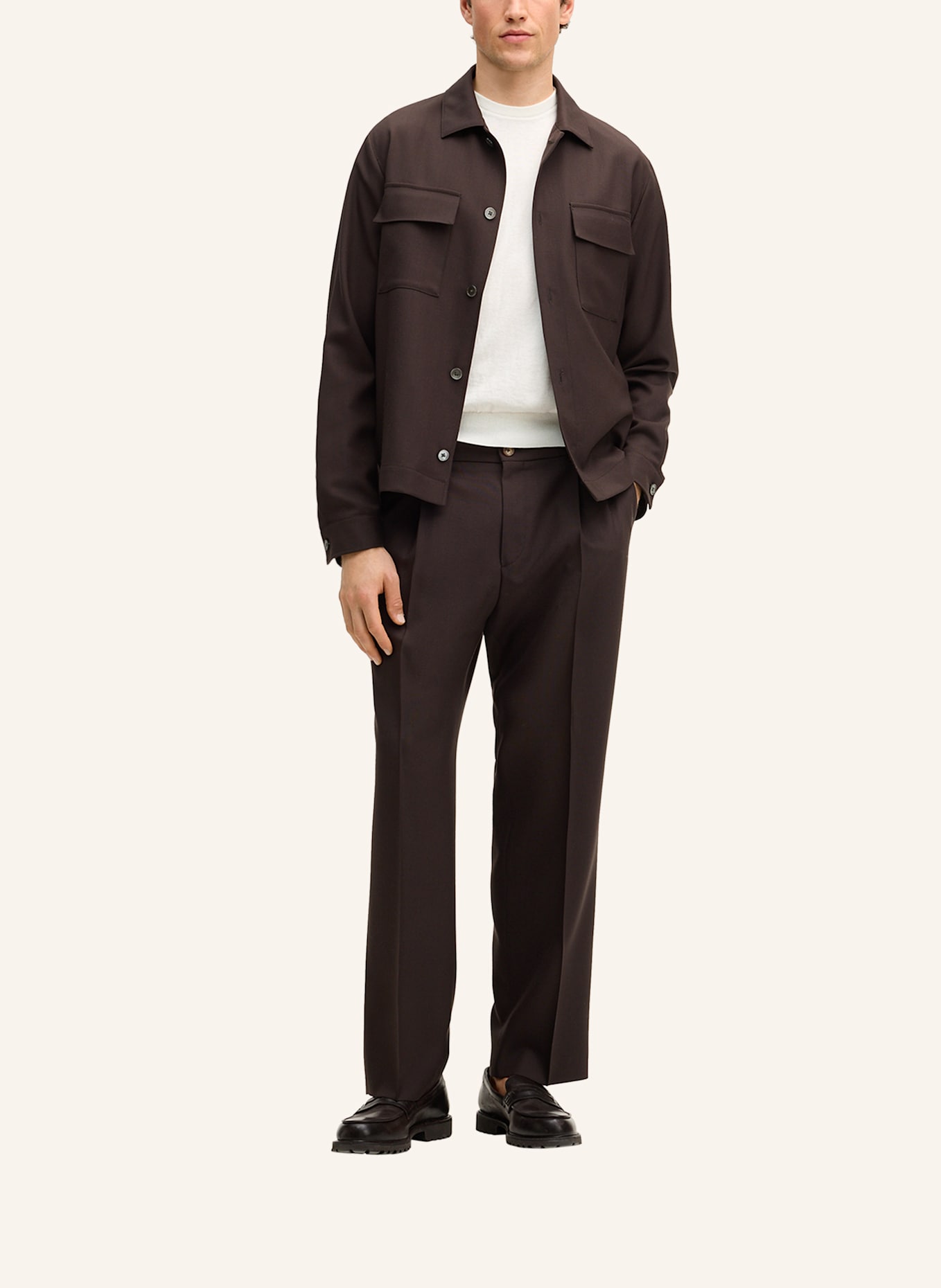 windsor. Anzughose Regular Fit: BRAUN