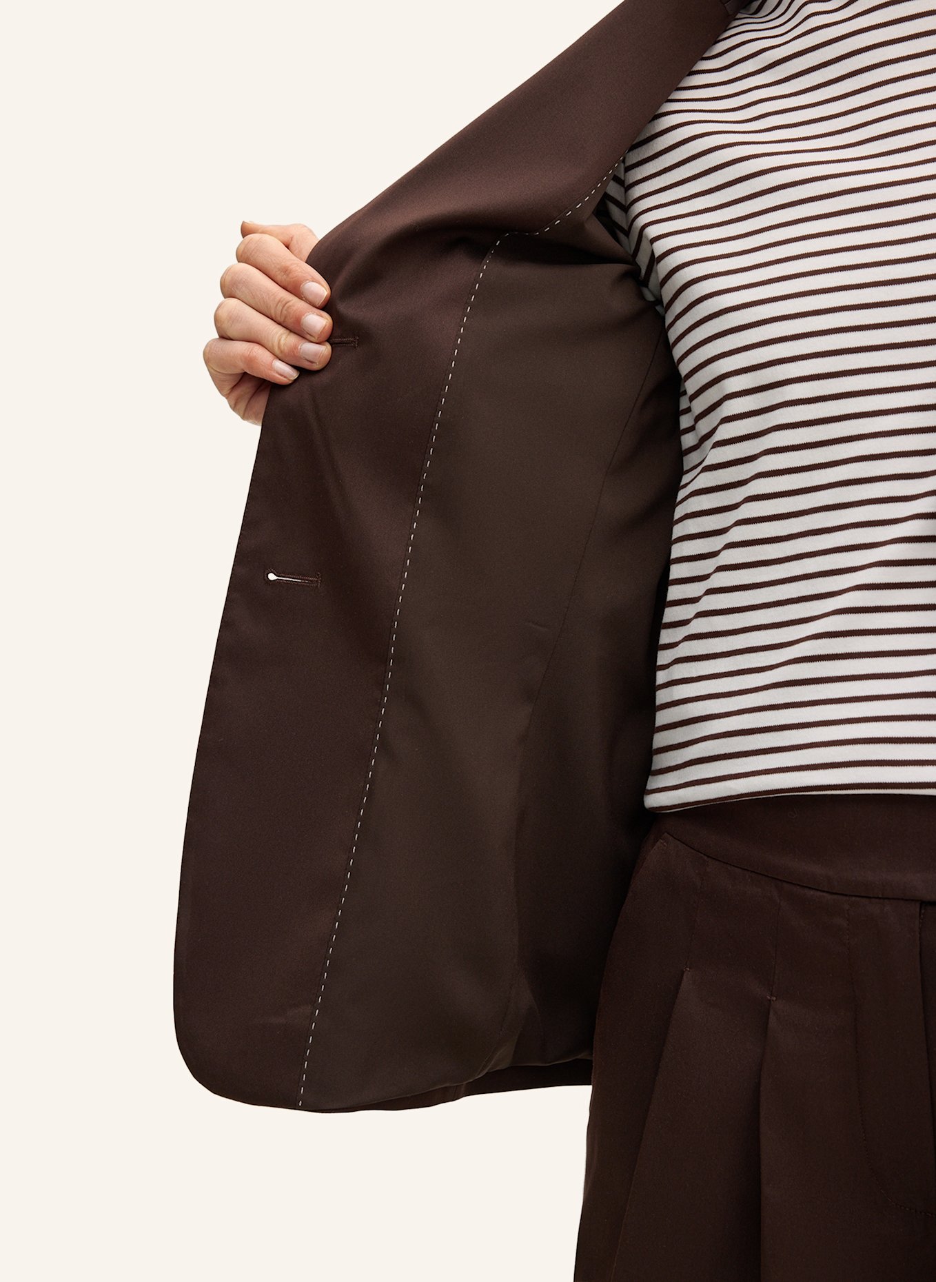 windsor. Blazer: DUNKELBRAUN