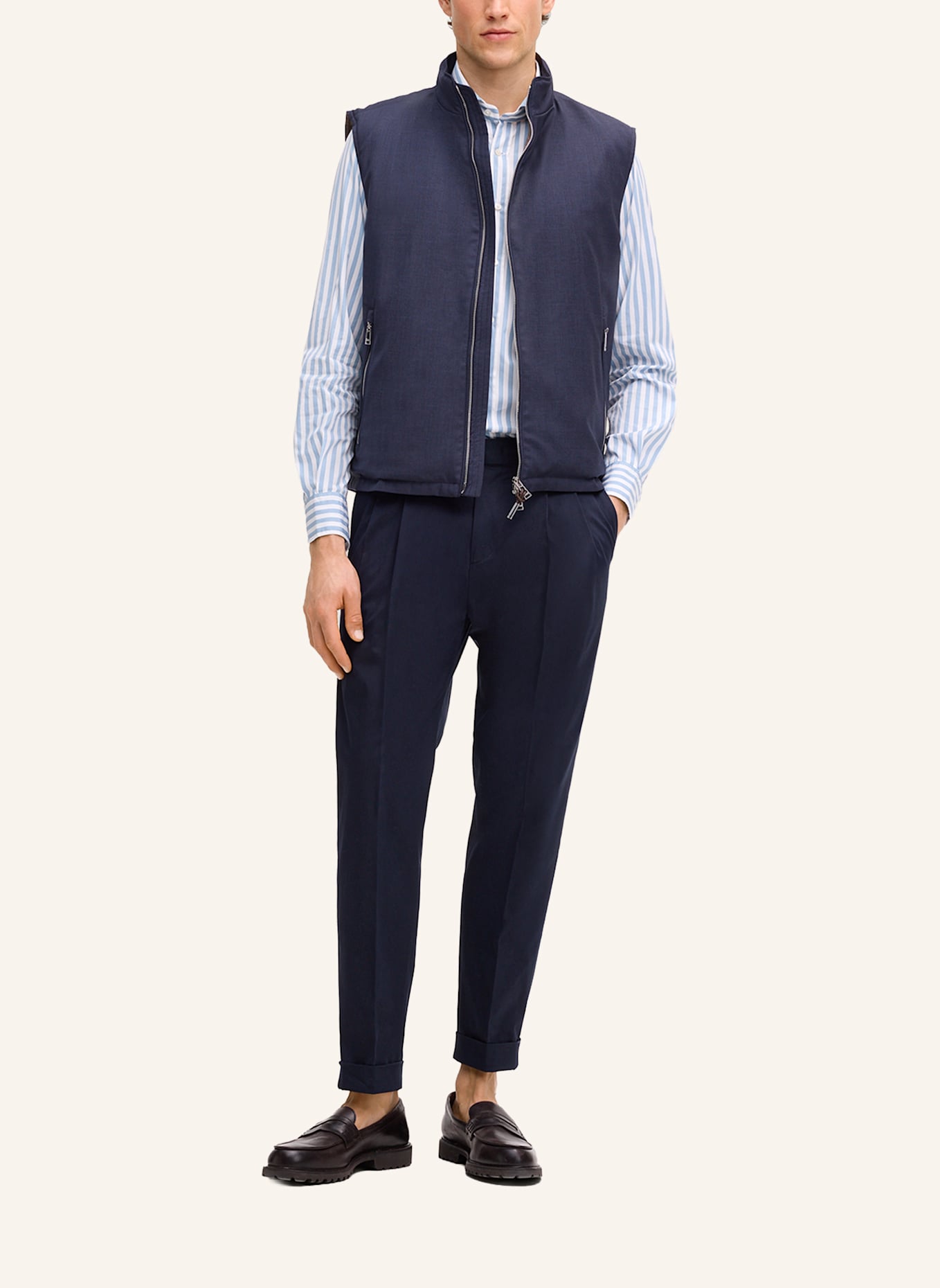 windsor. Weste: DUNKELBLAU