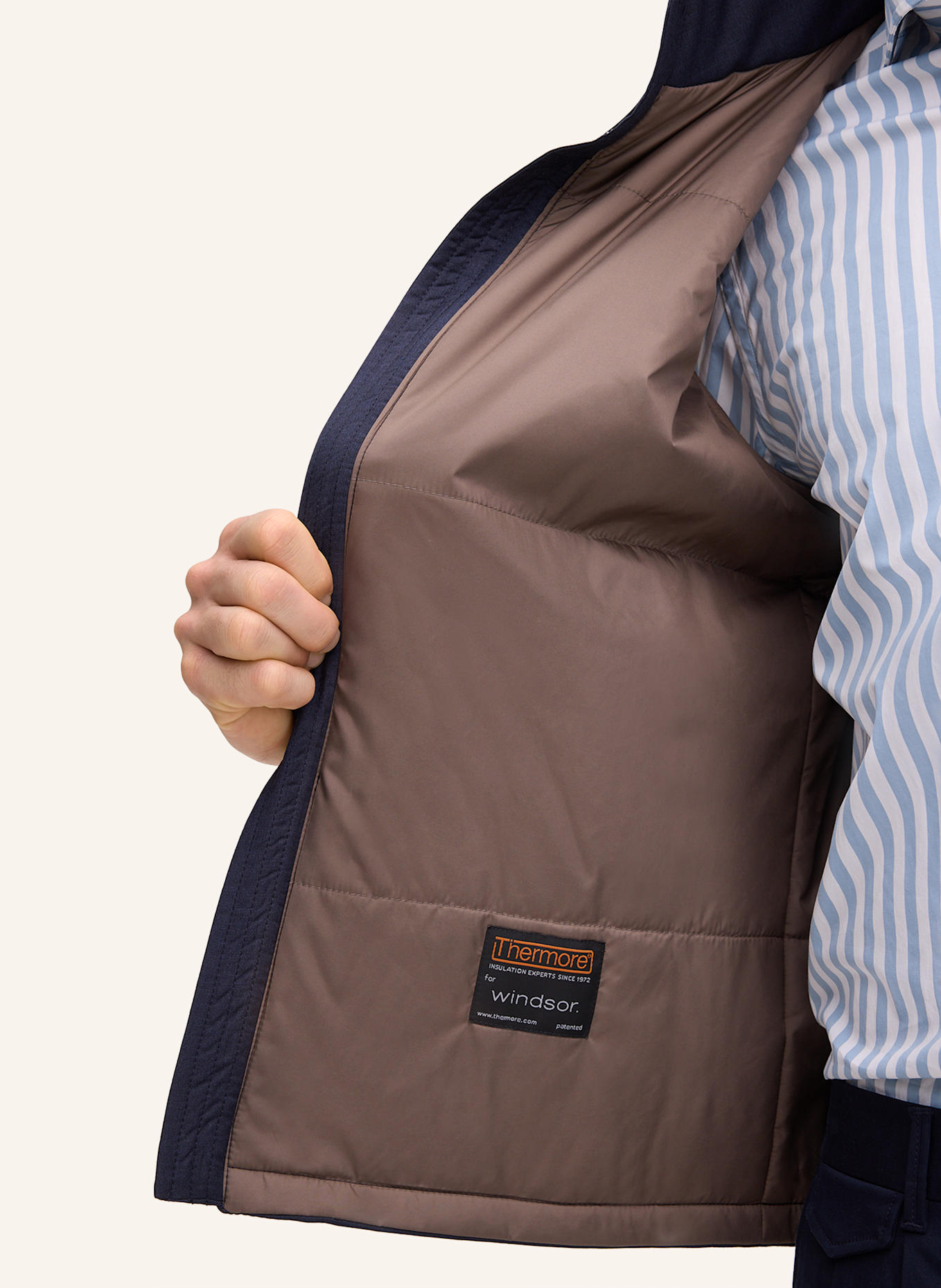 windsor. Weste: DUNKELBLAU