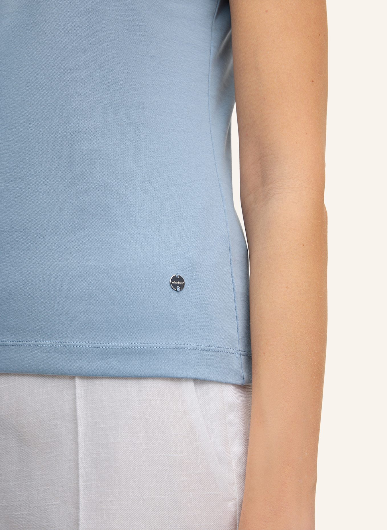 windsor. T-Shirt: HELLBLAU