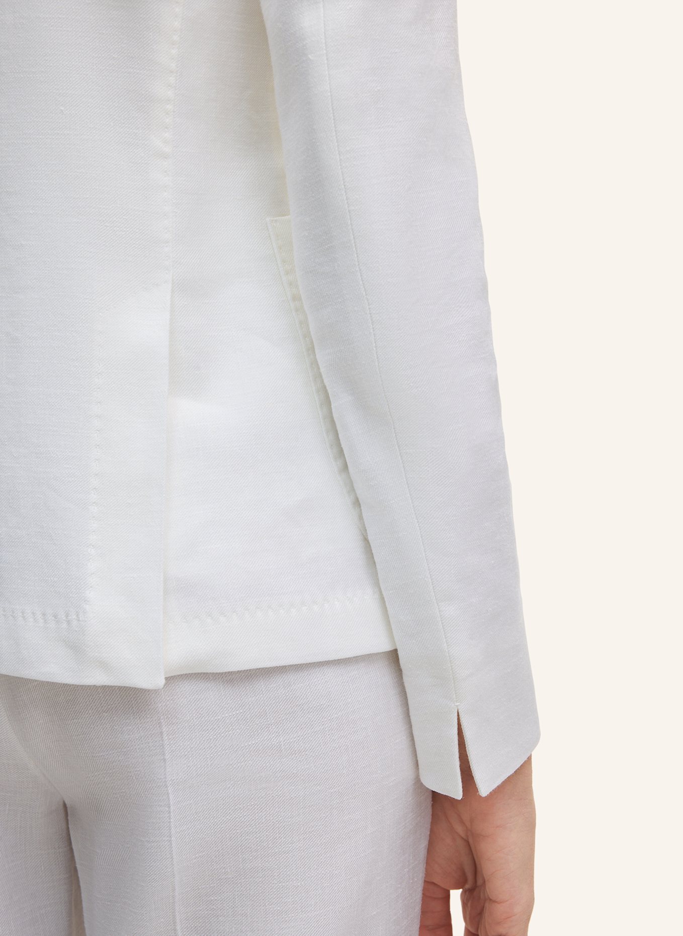 windsor. Blazer mit Leinen: WEISS