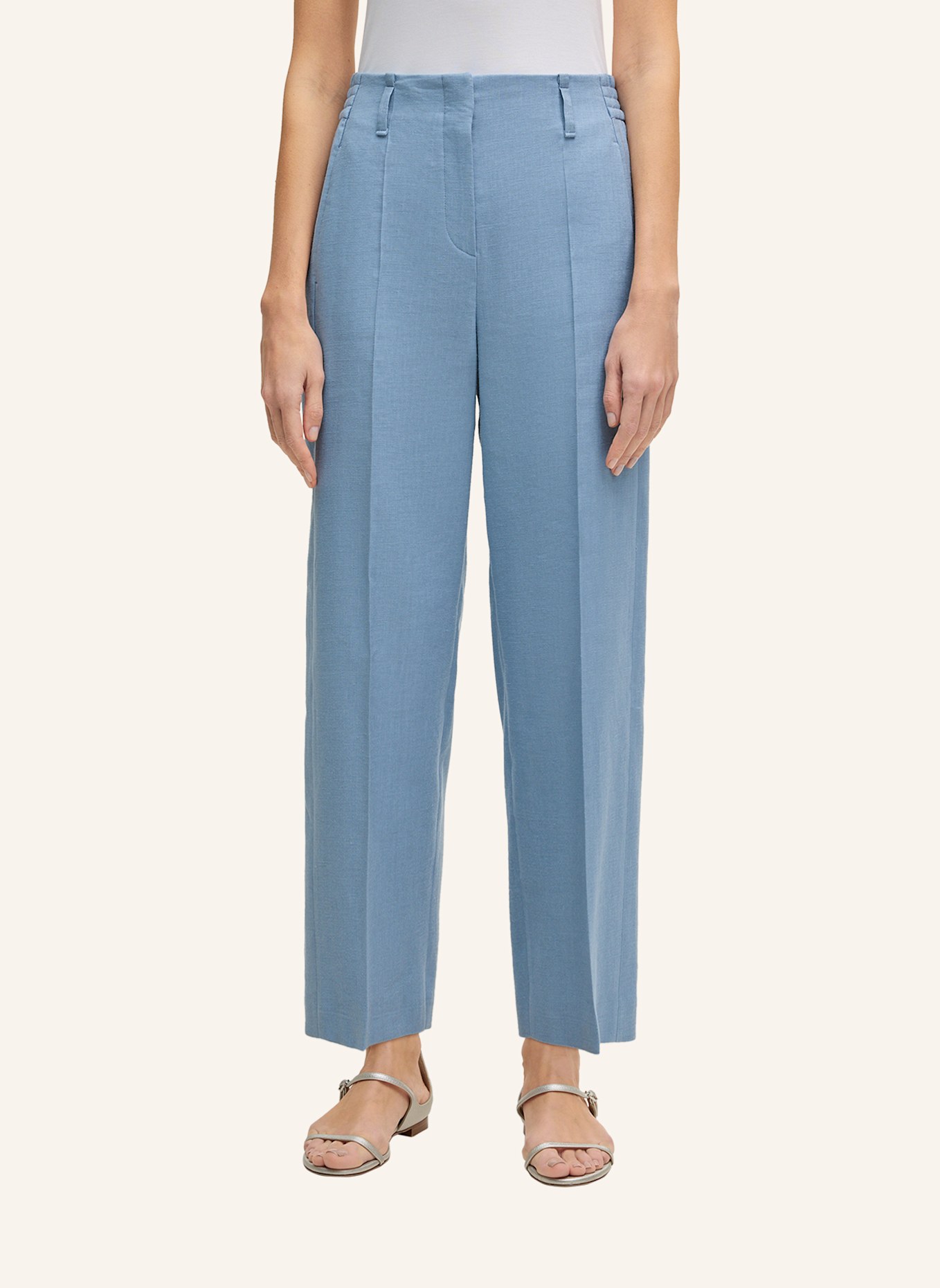 windsor. Bundfaltenhose: HELLBLAU