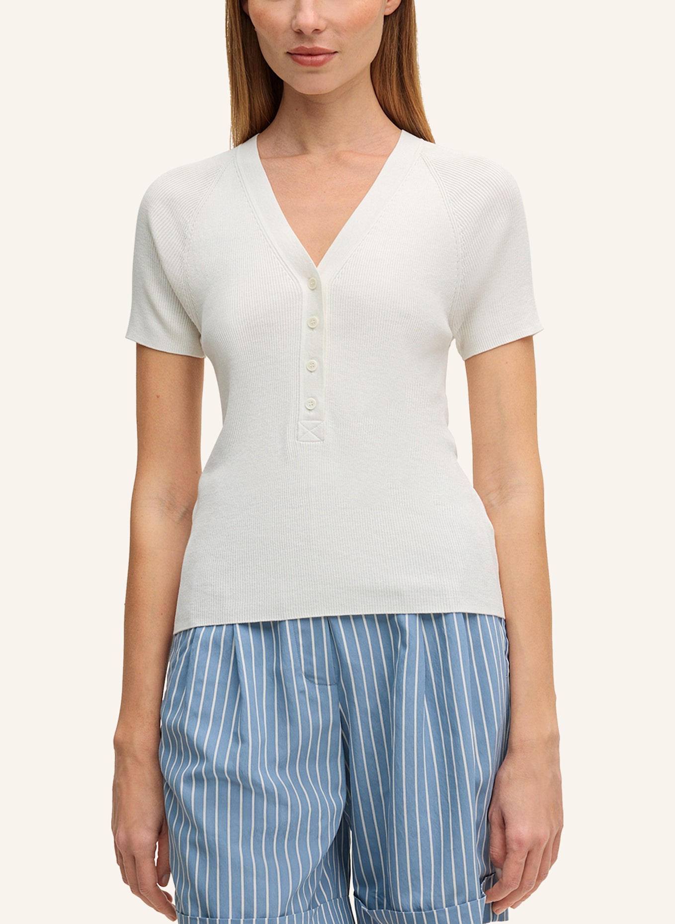 windsor. Strickshirt: WEISS