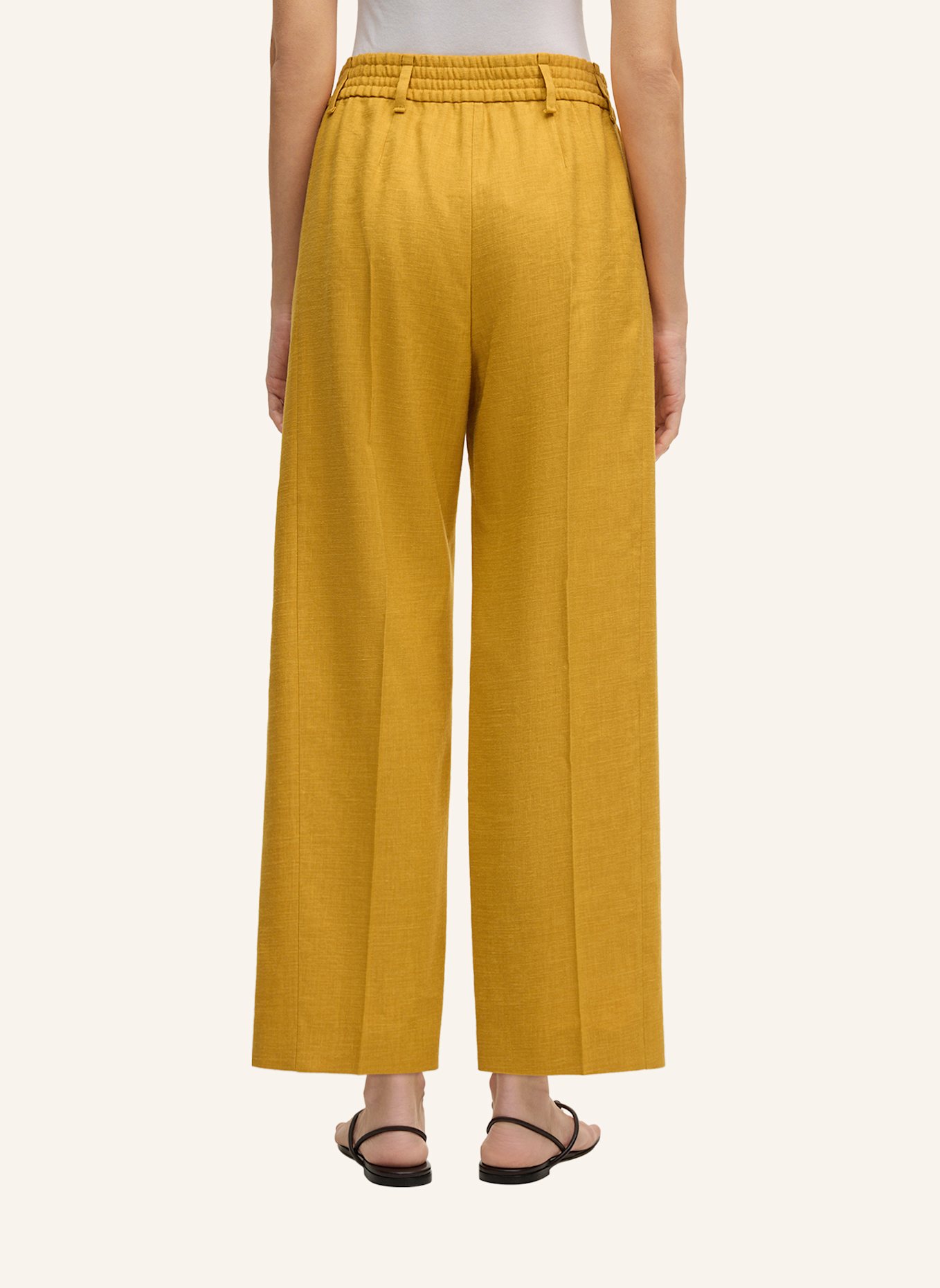 windsor. Bundfaltenhose: GELB