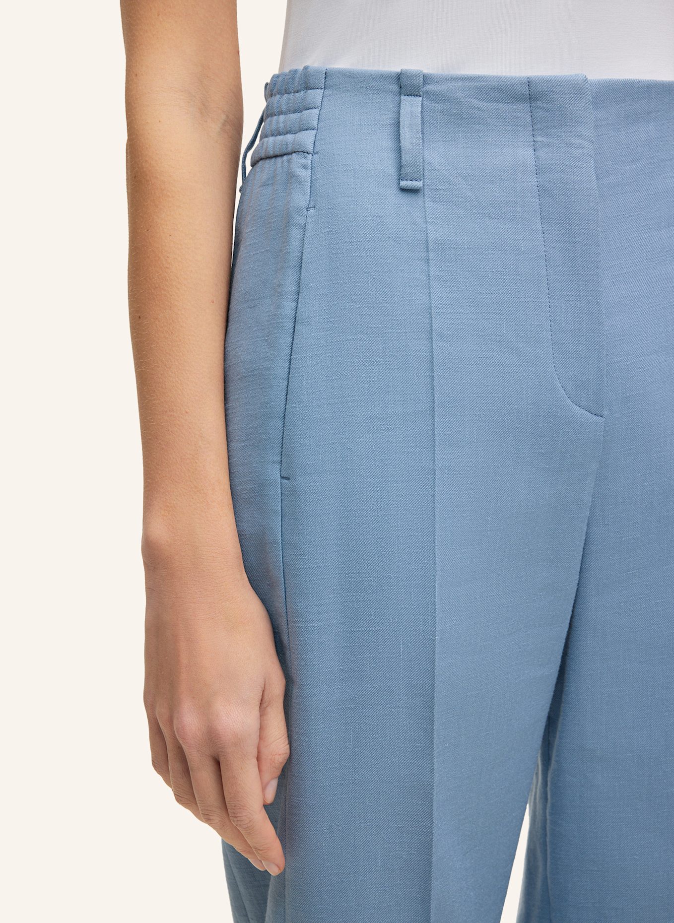 windsor. Bundfaltenhose: HELLBLAU