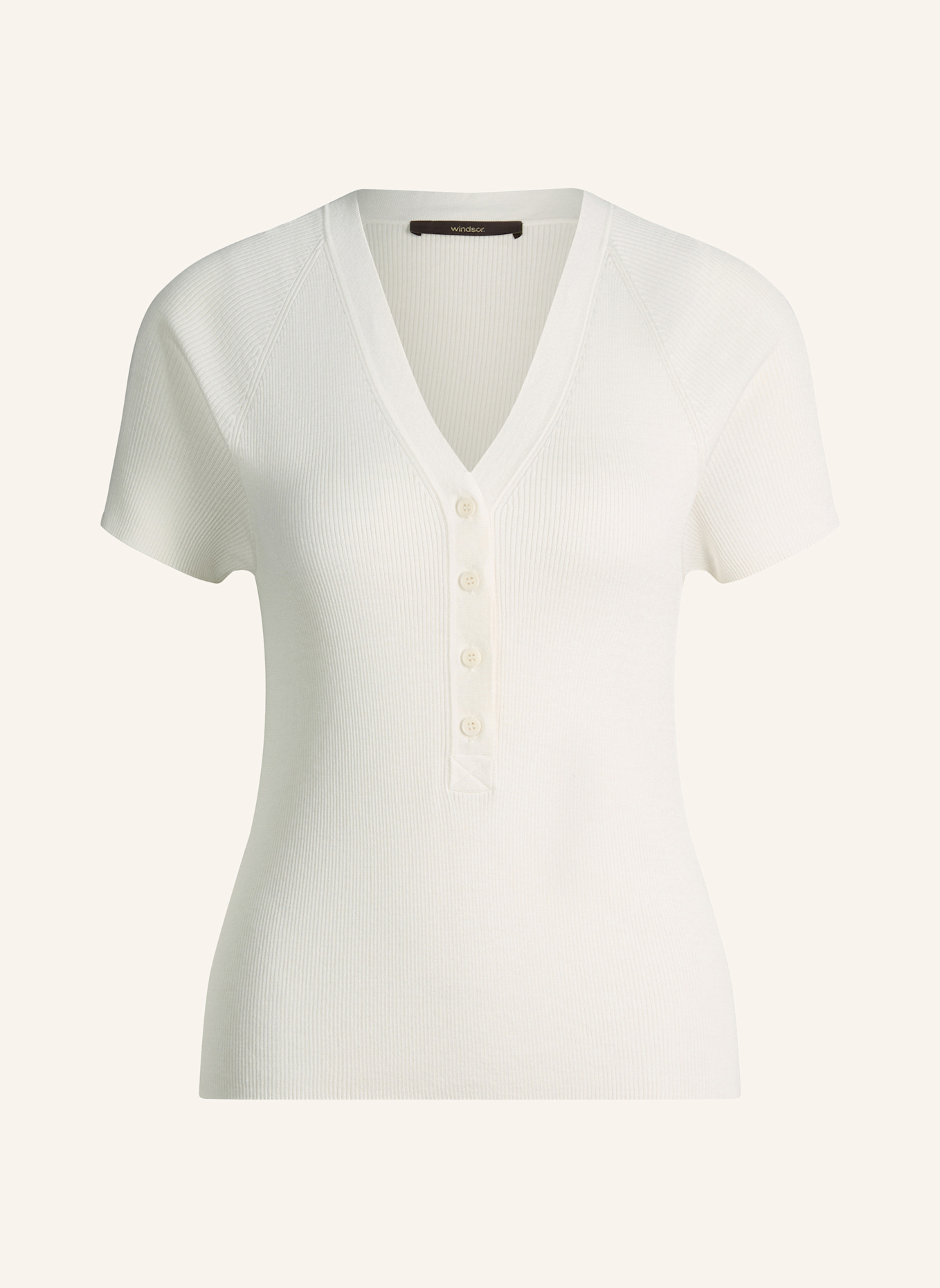 windsor. Strickshirt: WEISS