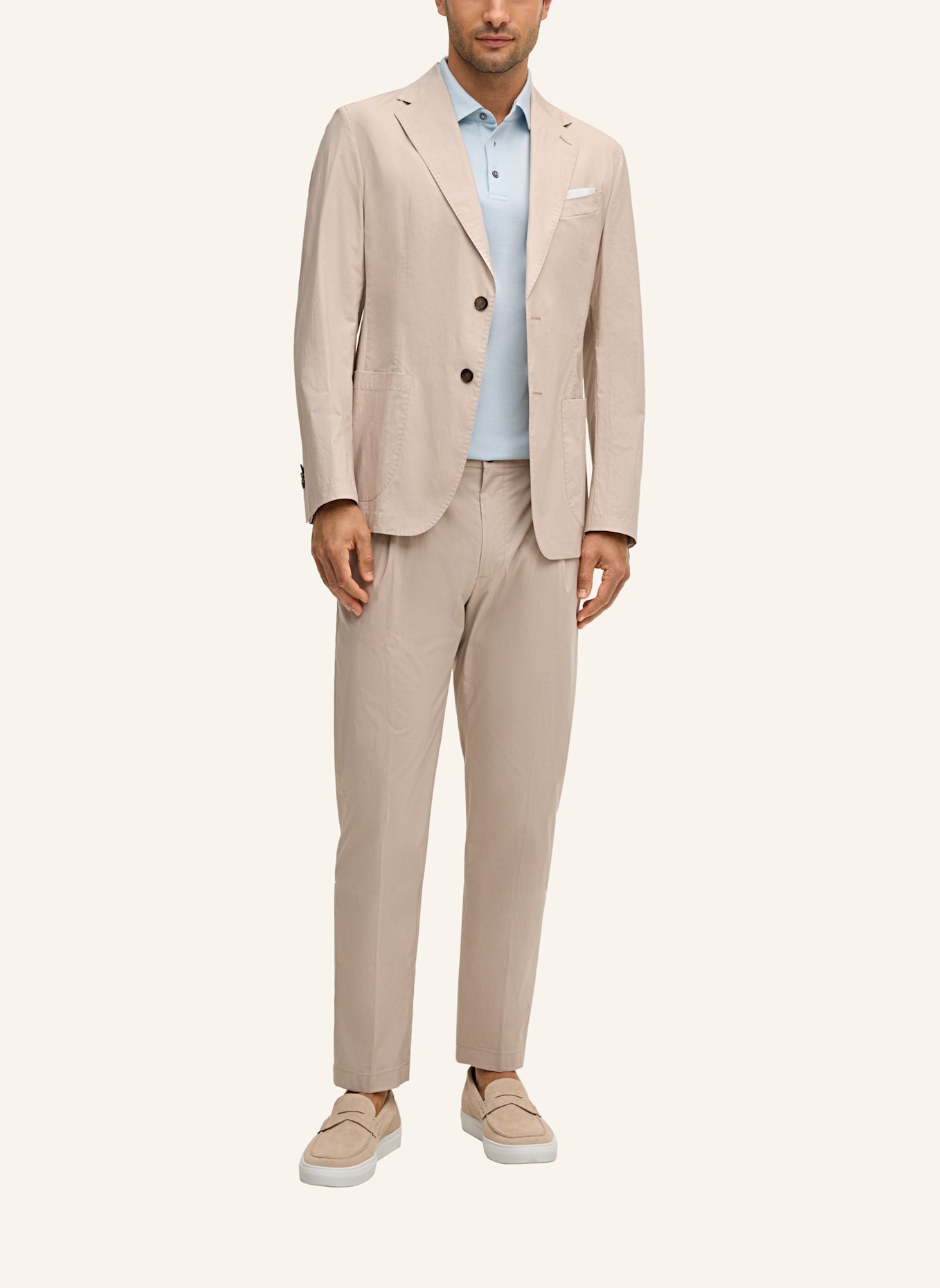 windsor. Jersey-Poloshirt: HELLBLAU