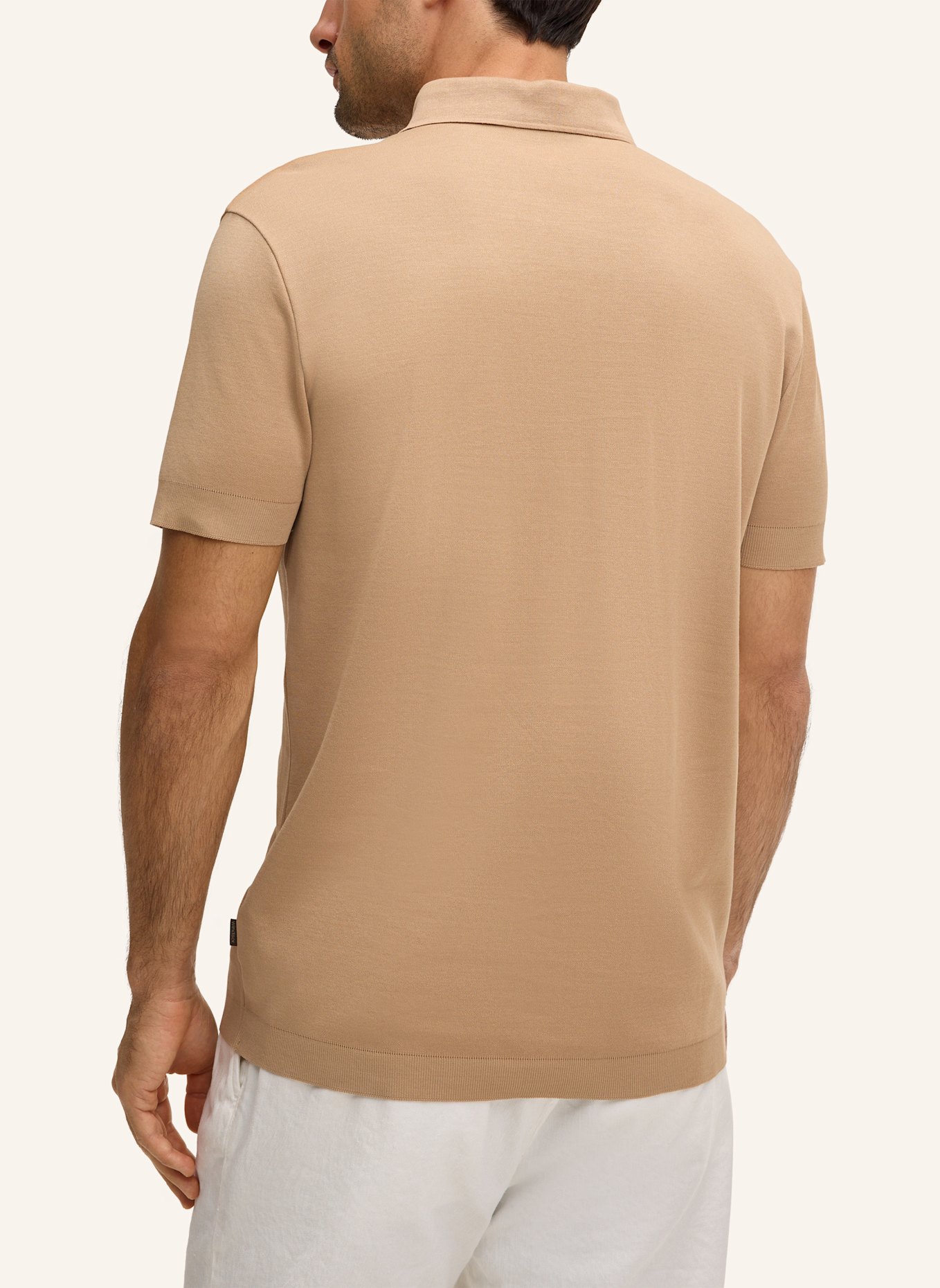 windsor. Jersey-Poloshirt: CAMEL