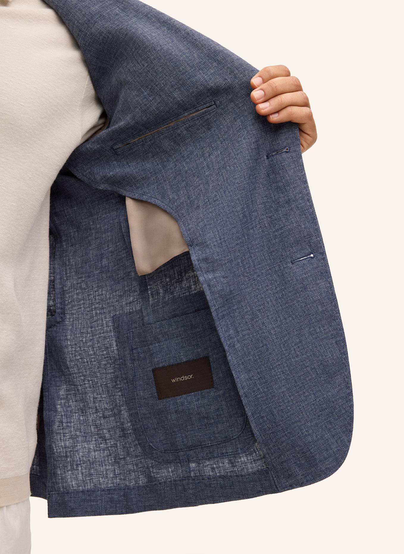 windsor. Sakko Shaped Fit: DUNKELBLAU