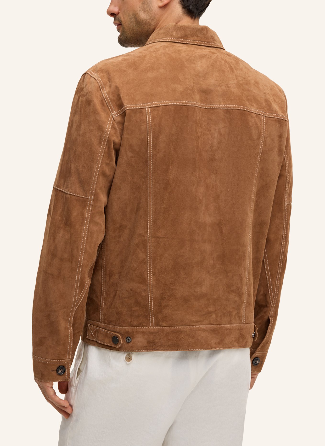 windsor. Lederjacke: CAMEL