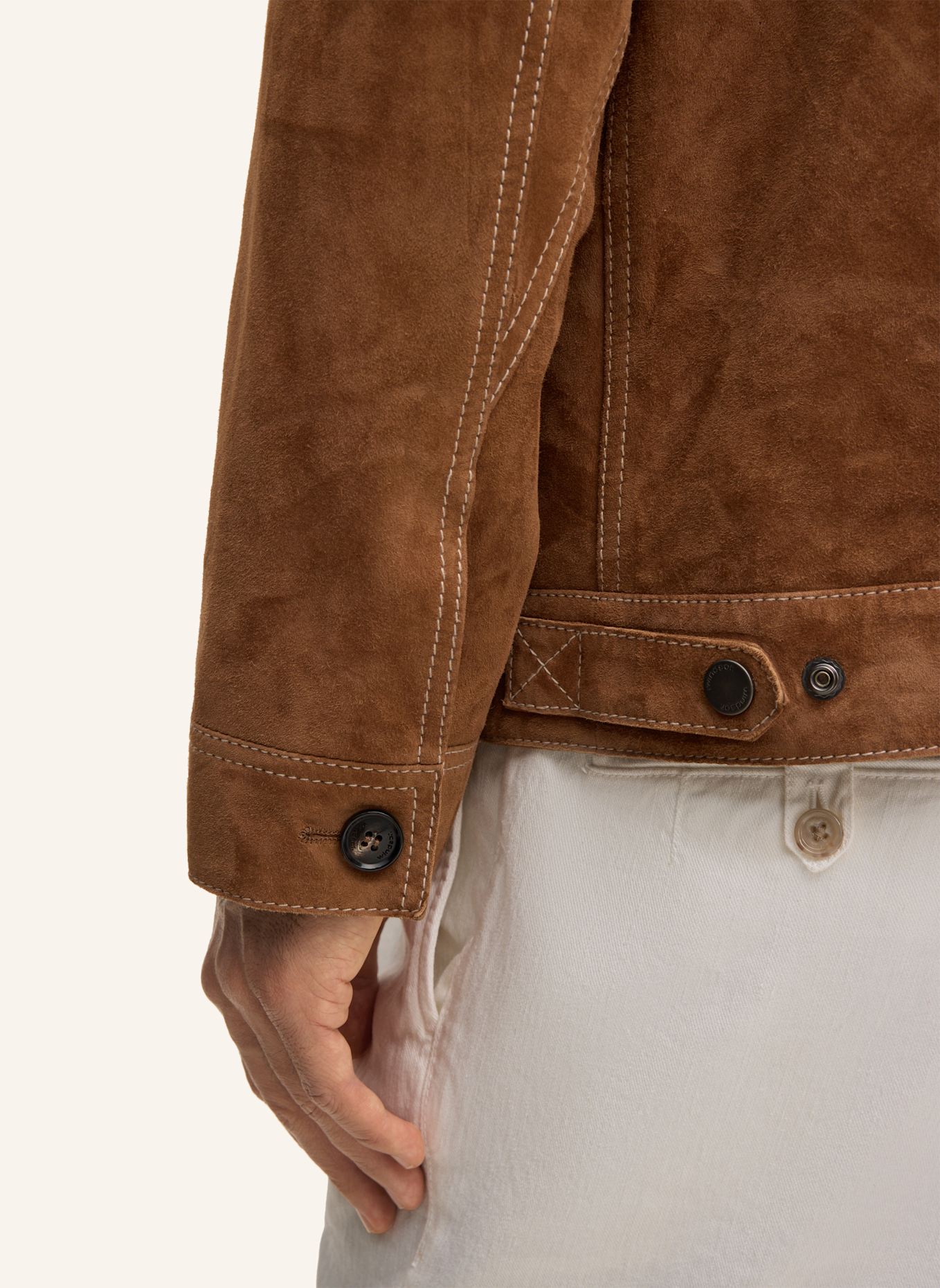 windsor. Lederjacke: CAMEL