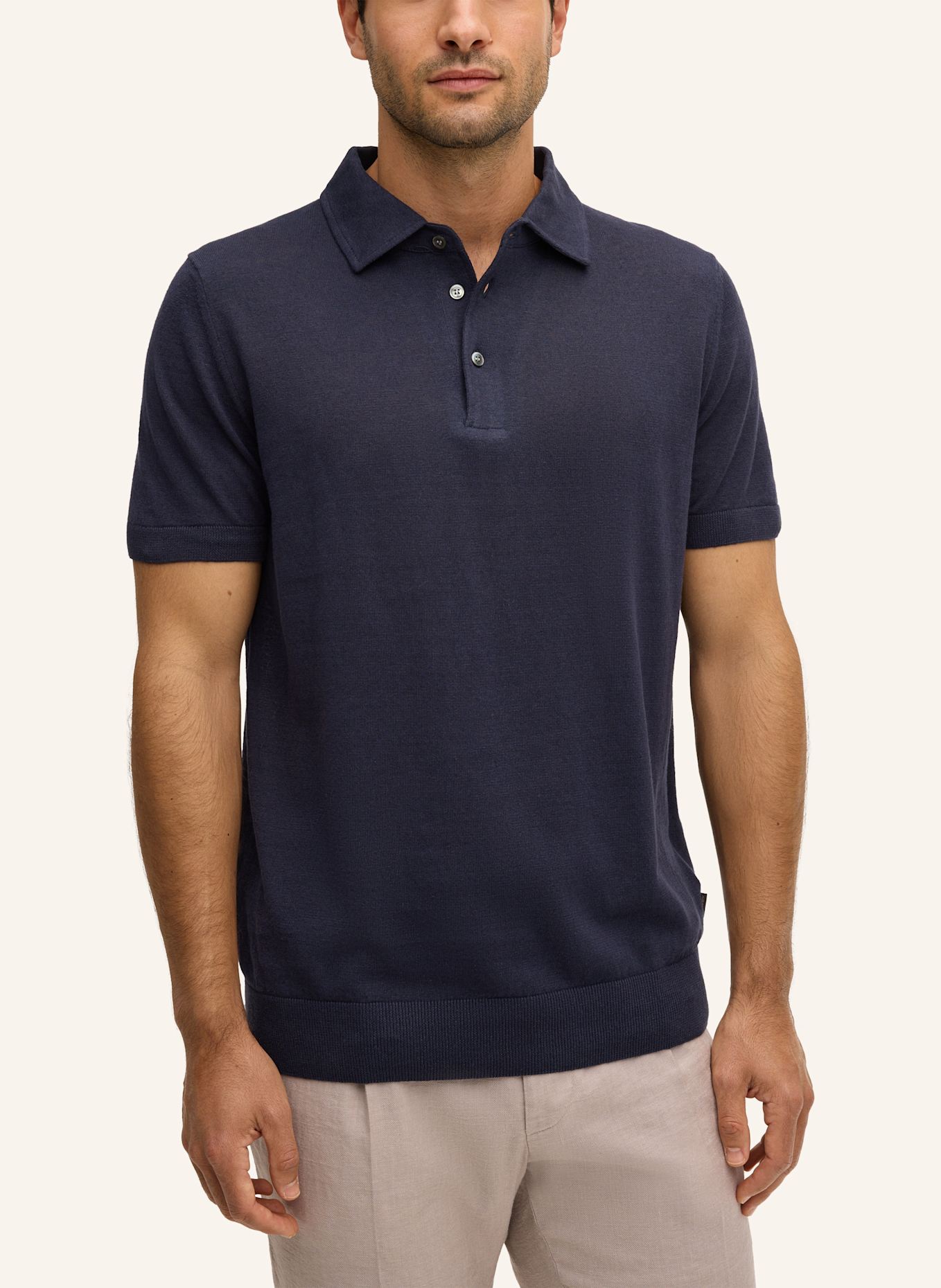 windsor. Poloshirt: DUNKELBLAU