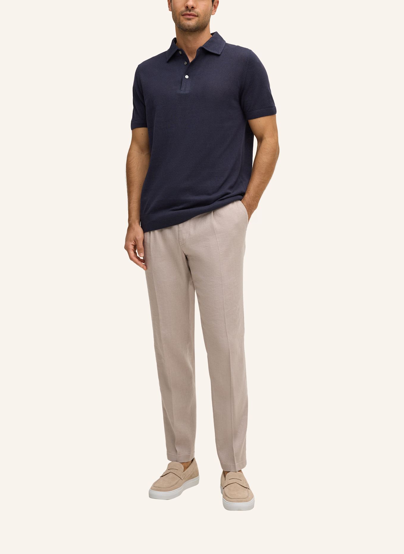 windsor. Poloshirt: DUNKELBLAU