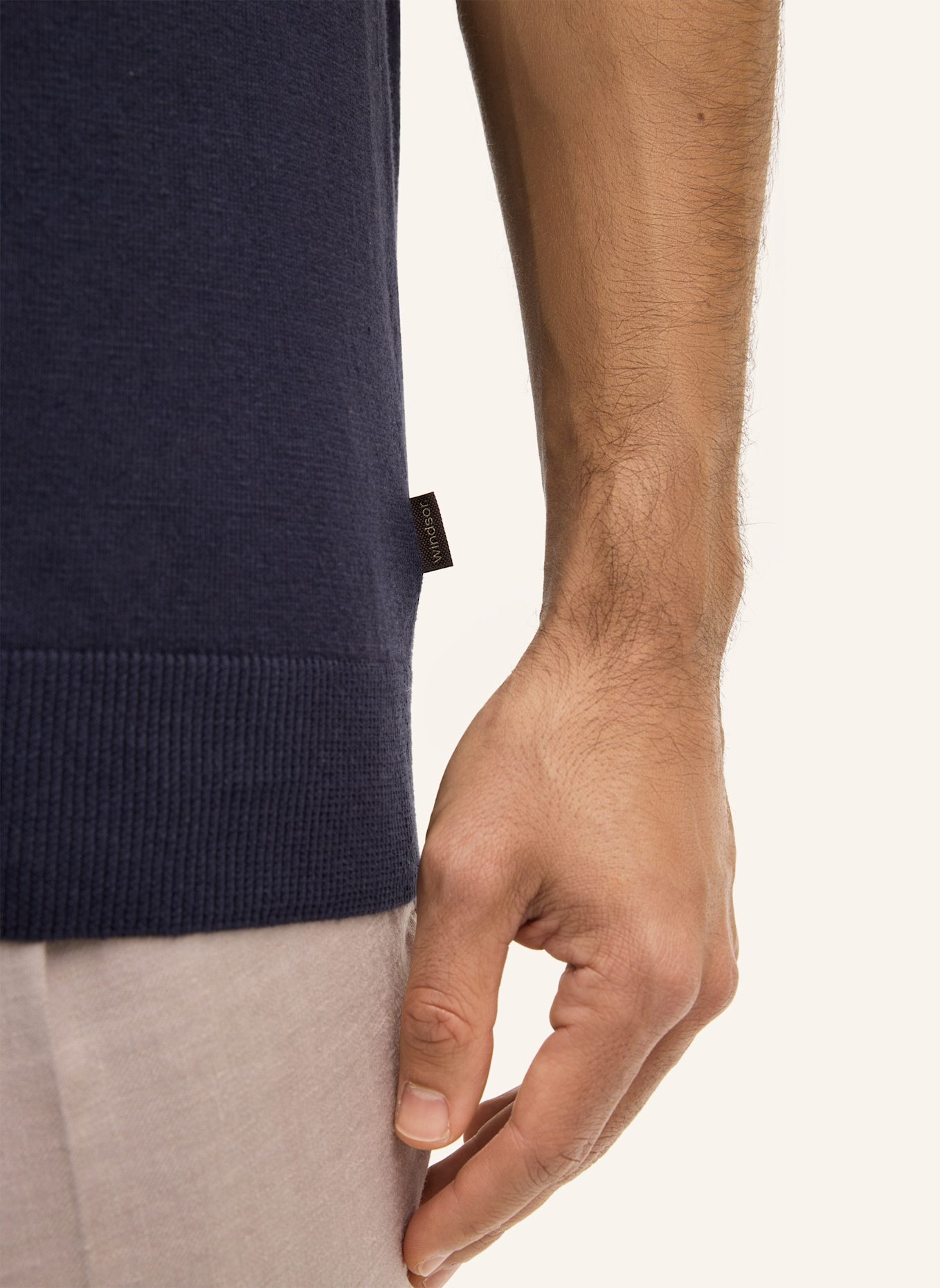 windsor. Poloshirt: DUNKELBLAU