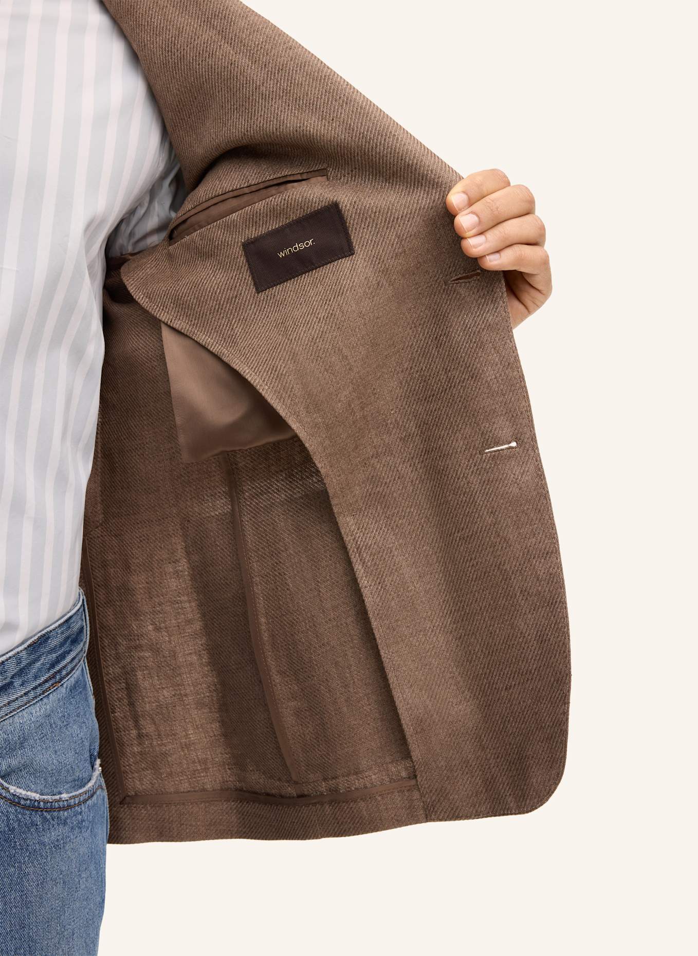 windsor. Sakko Shaped Fit: BRAUN