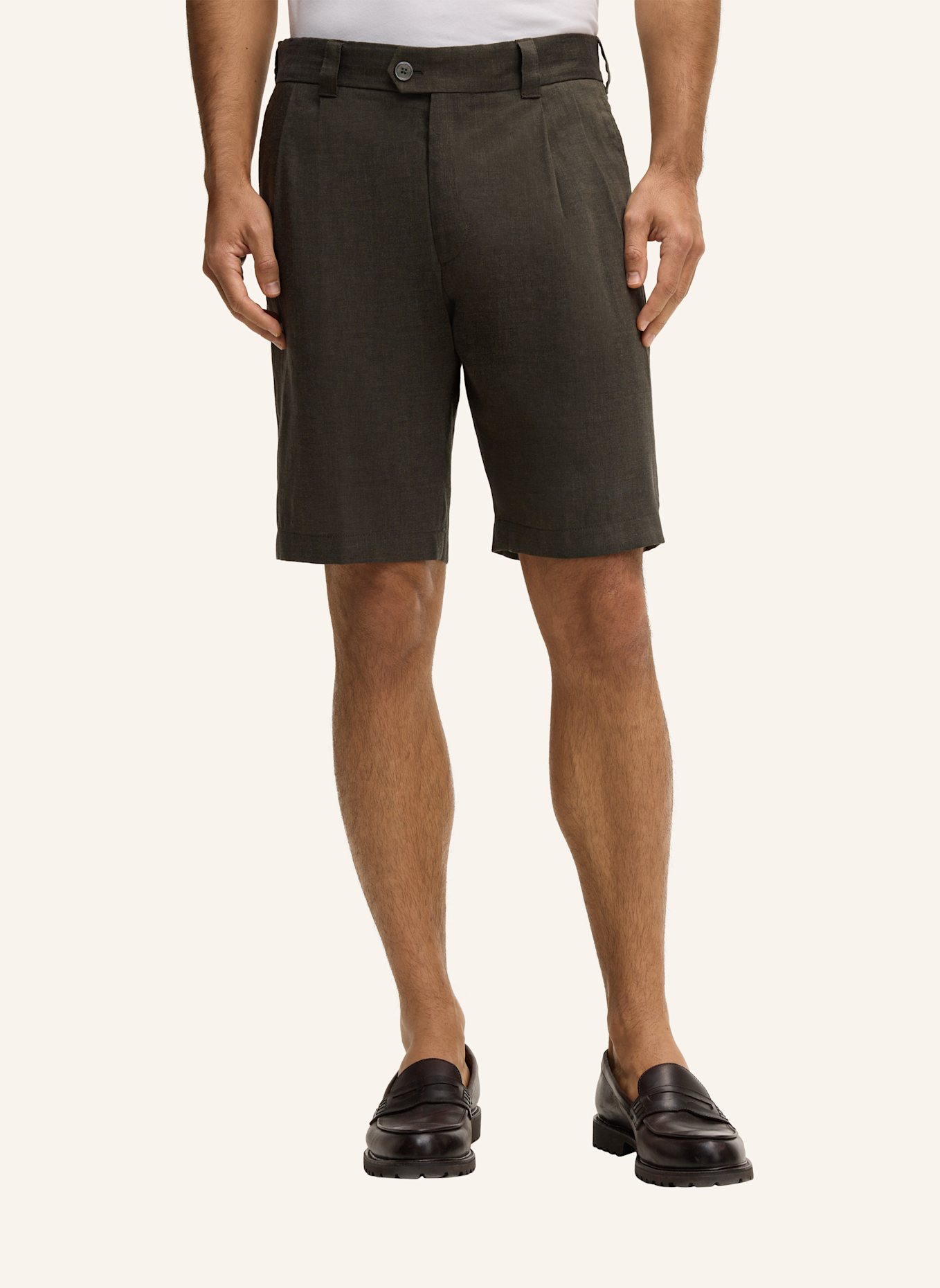 windsor. Bermuda-Hose Regular Fit: DUNKELGRÜN