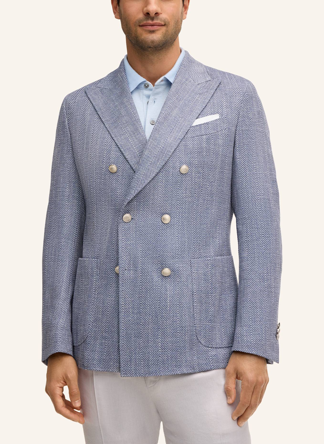 windsor. Sakko Shaped Fit: BLAU