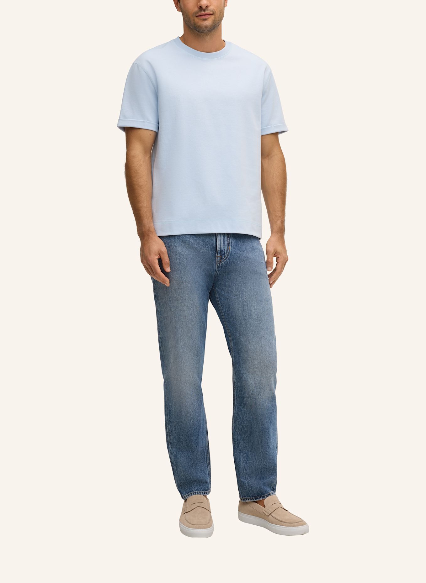 windsor. T-Shirt: HELLBLAU