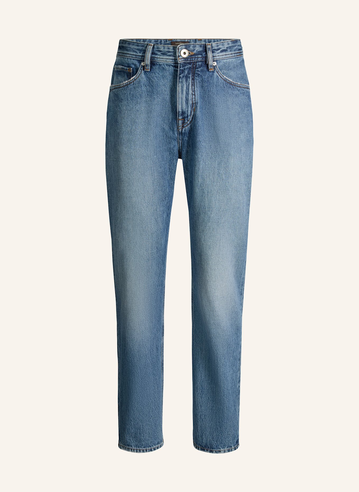 windsor. Jeans Regular Fit: DUNKELBLAU