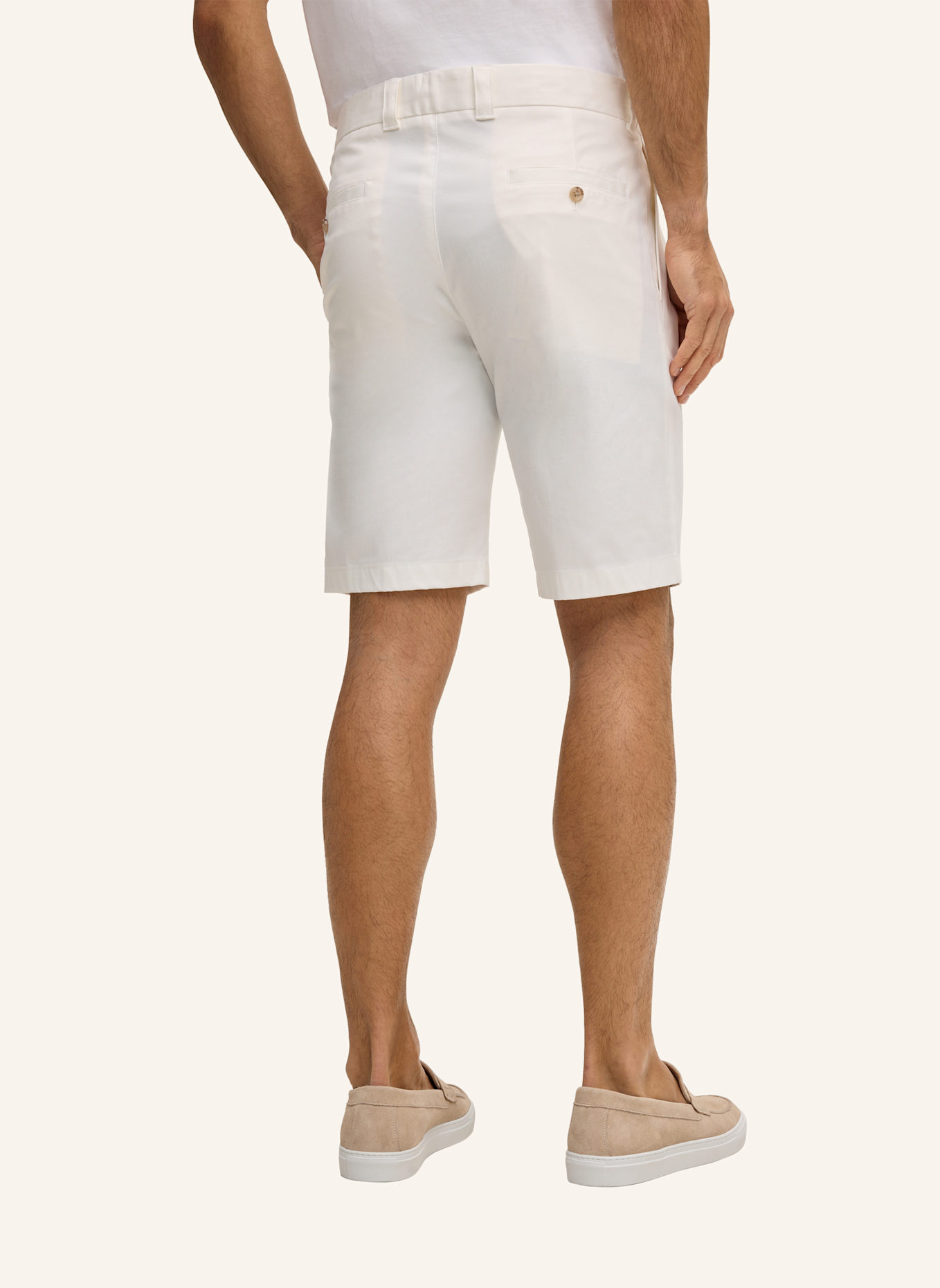 windsor. Bermuda-Hose Regular Fit: WEISS