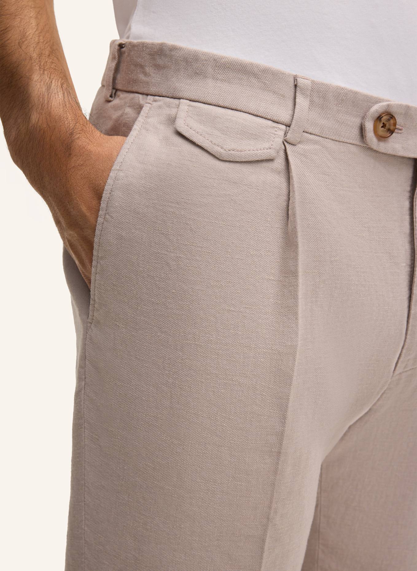 windsor. Anzughose SILVI Extra Slim Fit mit Leinen: BEIGE