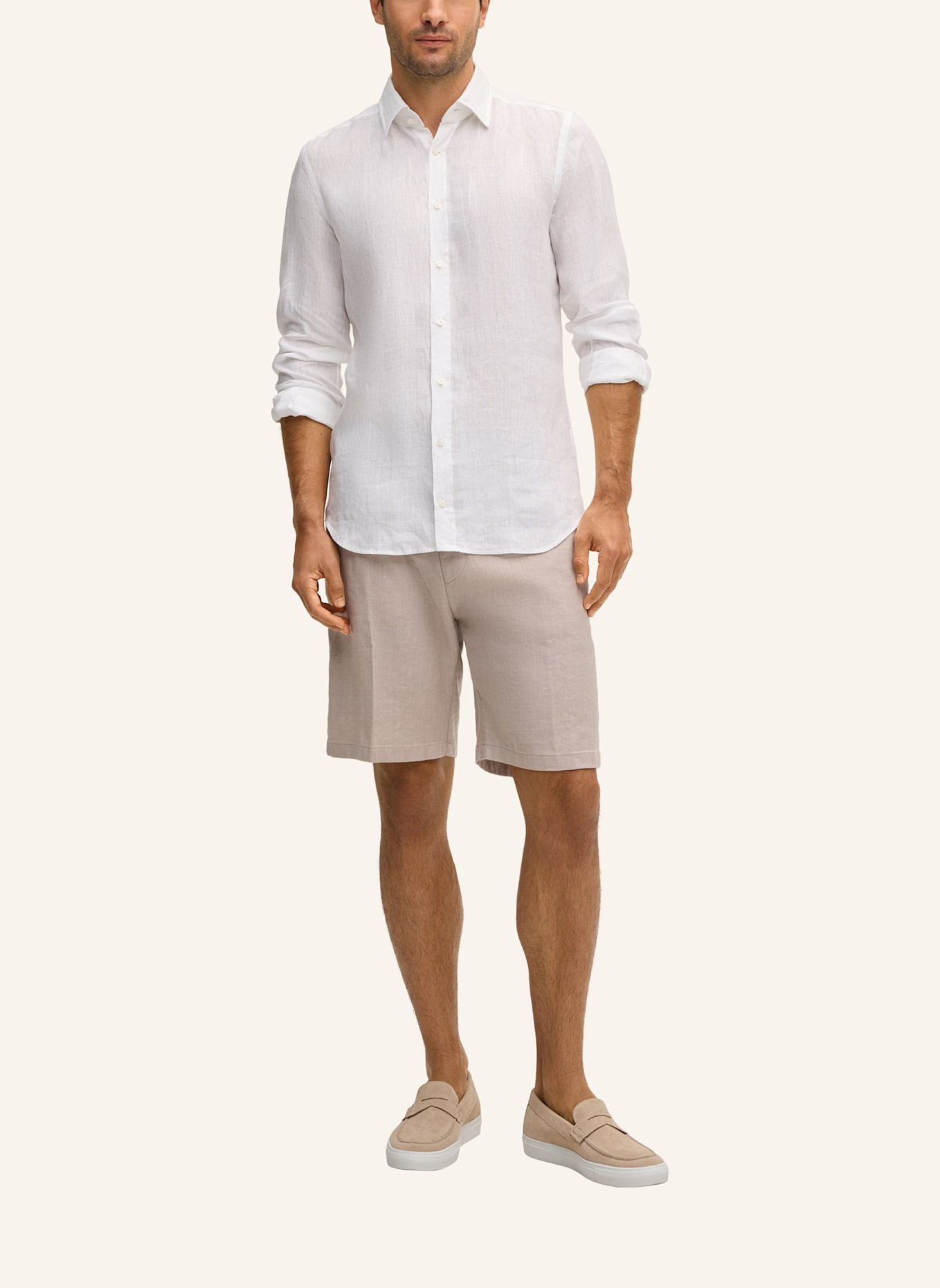 windsor. Shorts Shaped Fit: BEIGE