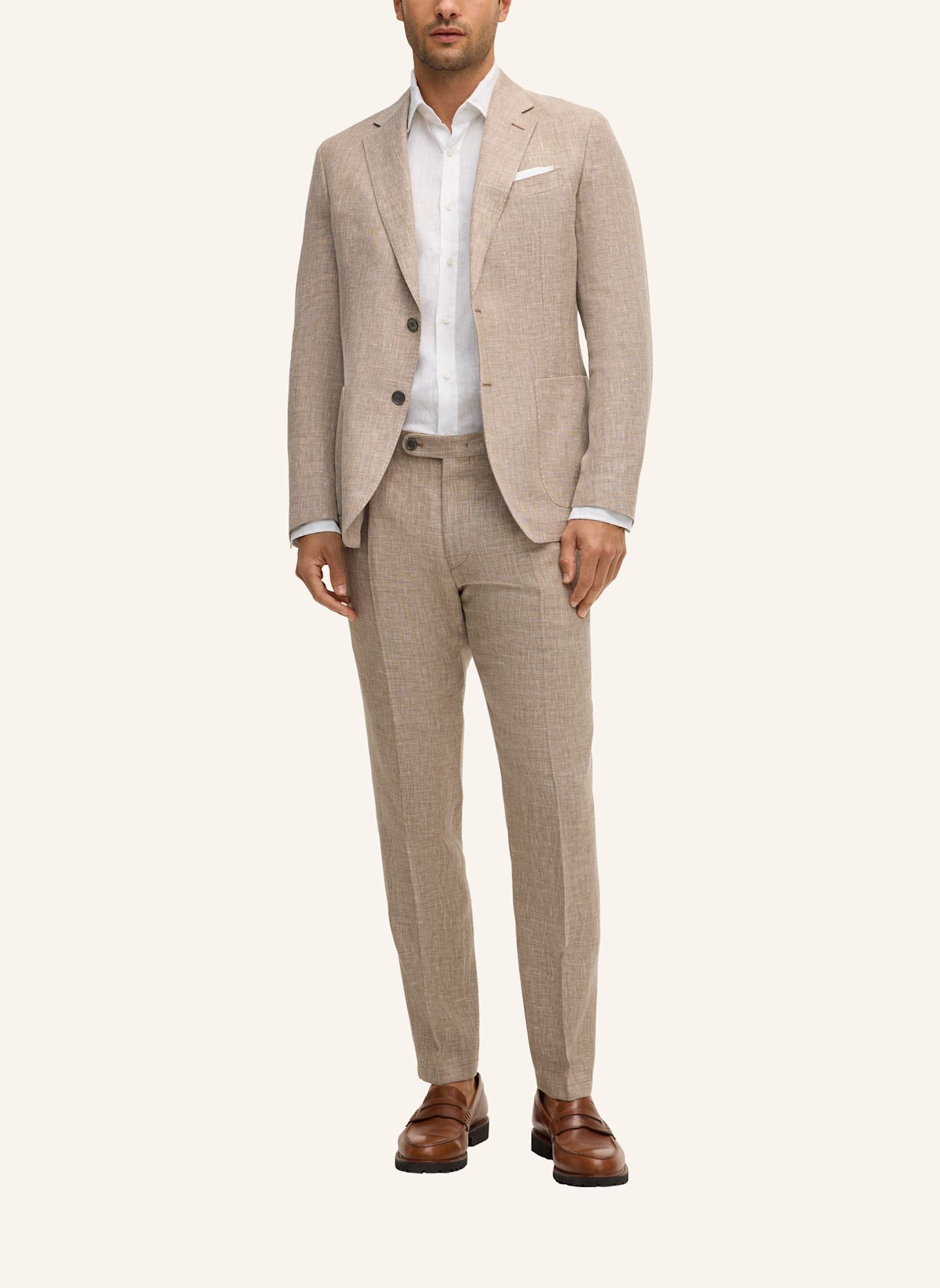 windsor. Baukasten Sakko Shaped Fit: HELLBRAUN