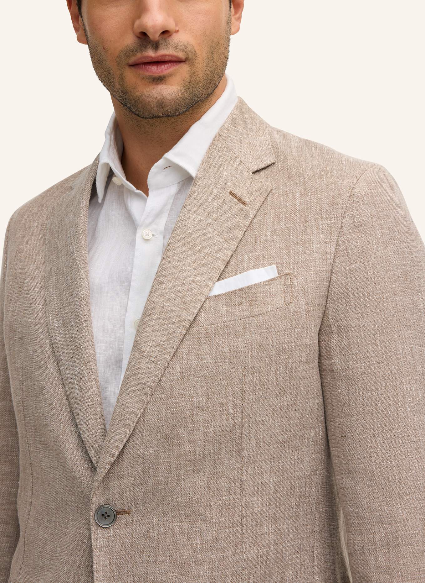 windsor. Baukasten Sakko Shaped Fit: HELLBRAUN