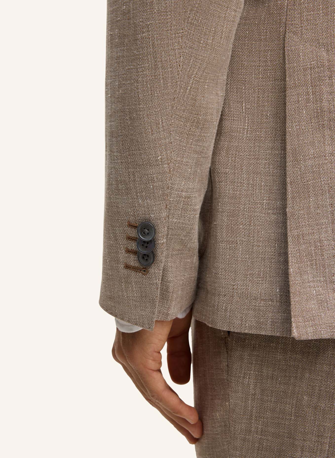 windsor. Baukasten Sakko Shaped Fit: HELLBRAUN