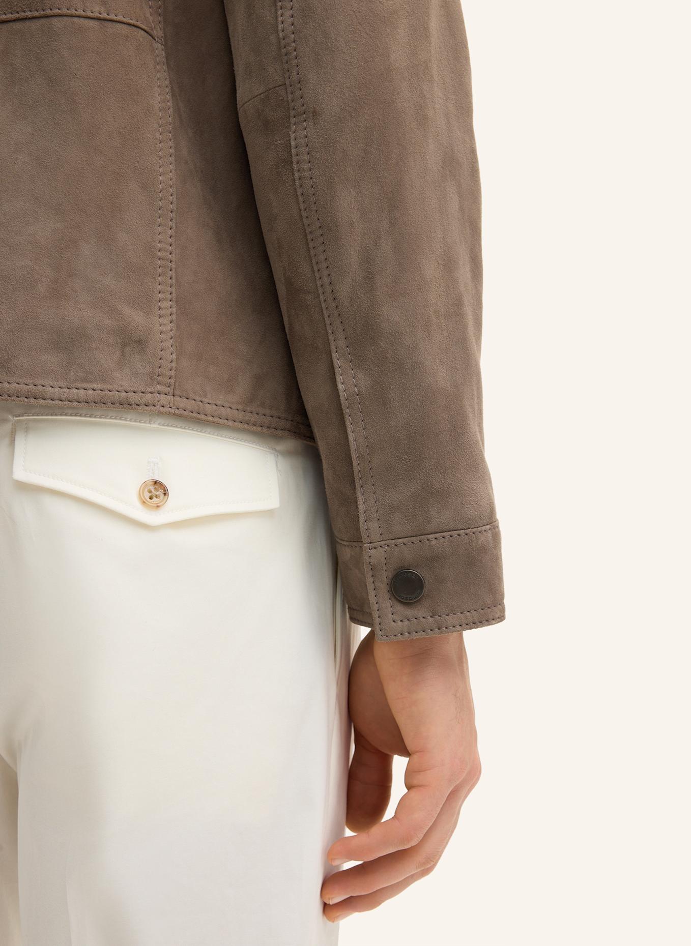 windsor. Lederjacke: GRAU