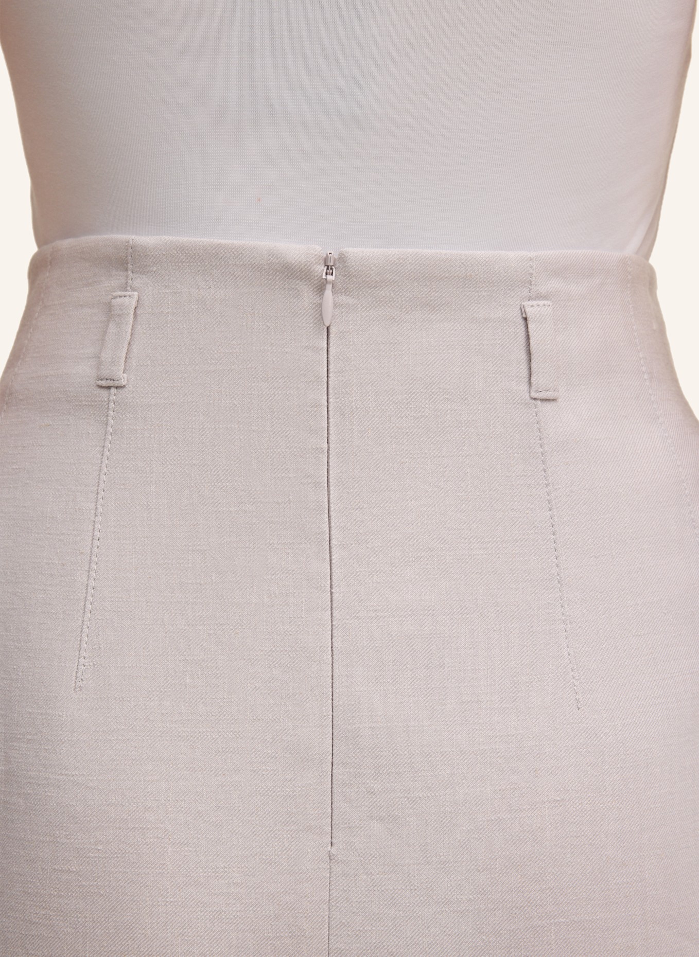 windsor. Rock mit Leinen: BEIGE