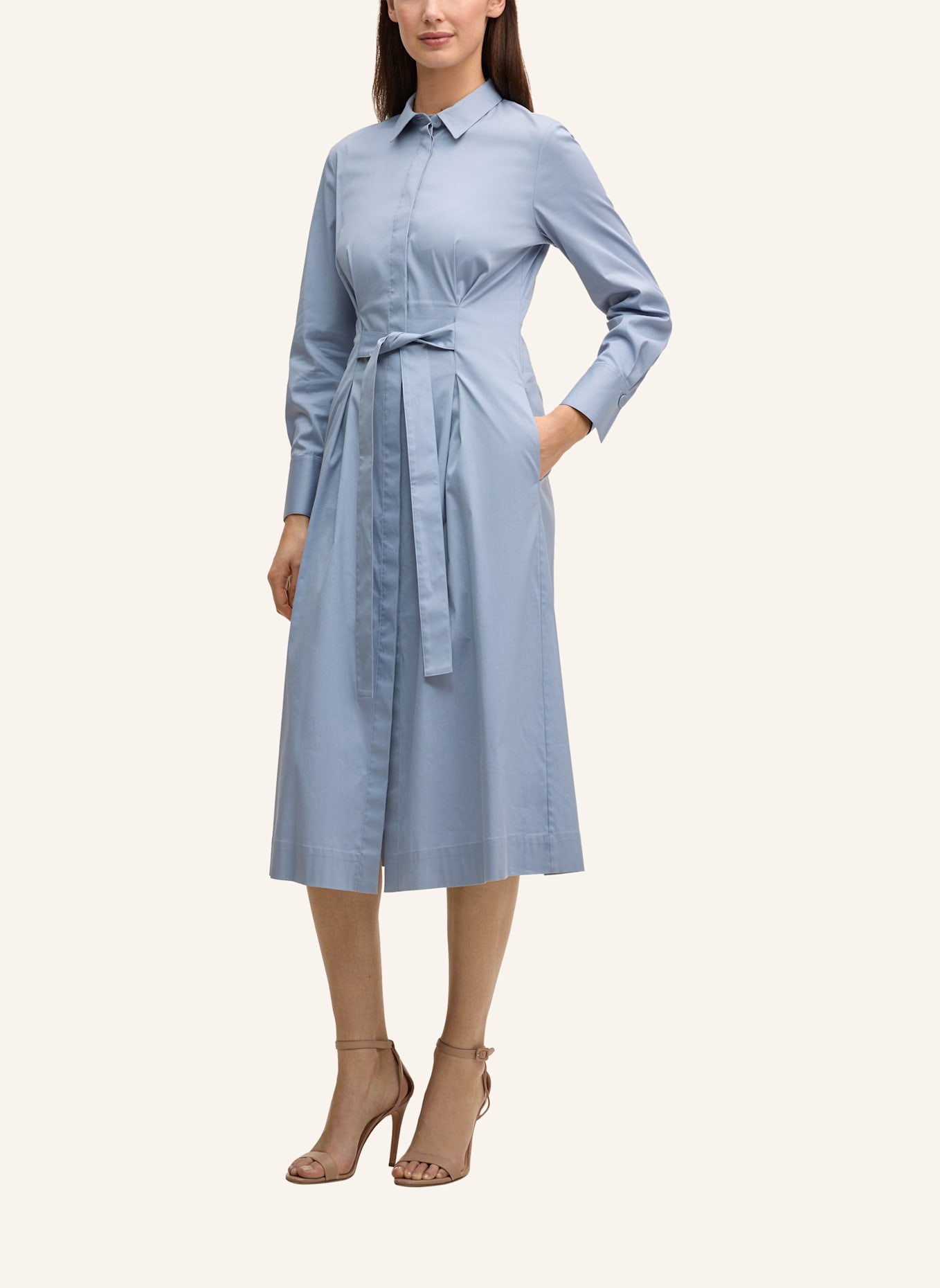 windsor. Hemdblusenkleid: HELLBLAU