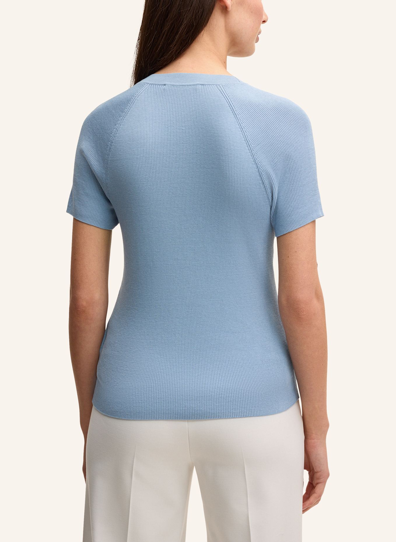 windsor. Strickshirt: HELLBLAU