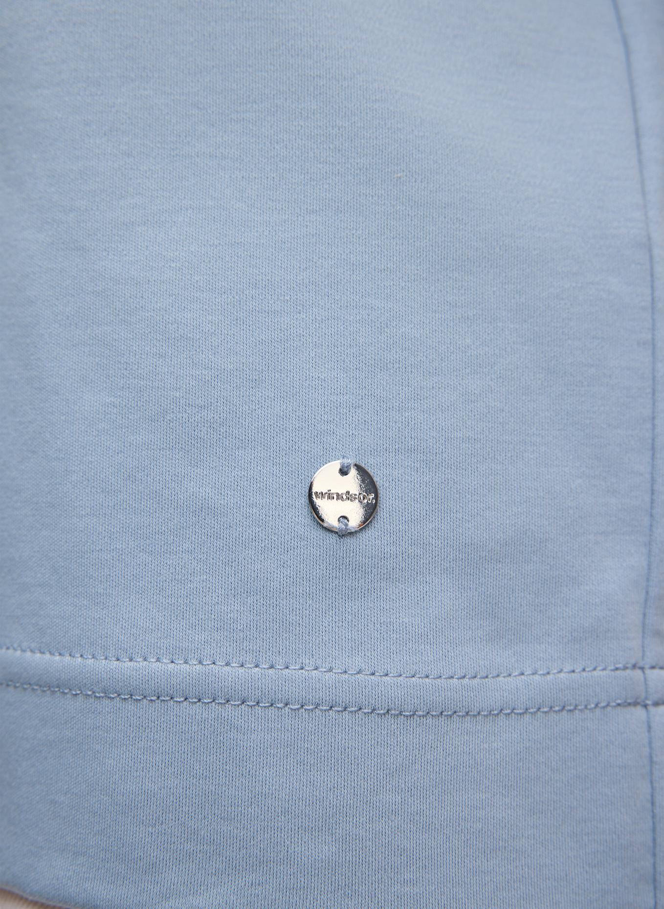 windsor. T-Shirt: HELLBLAU