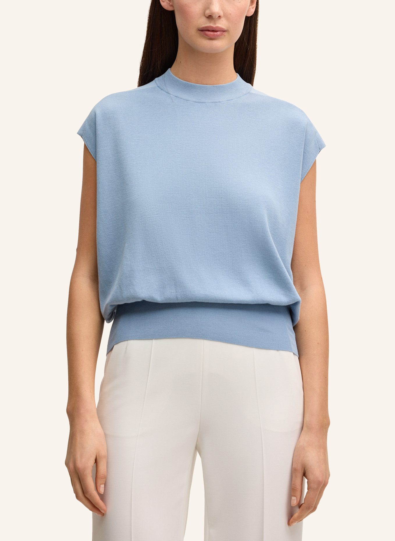 windsor. Strickshirt: HELLBLAU