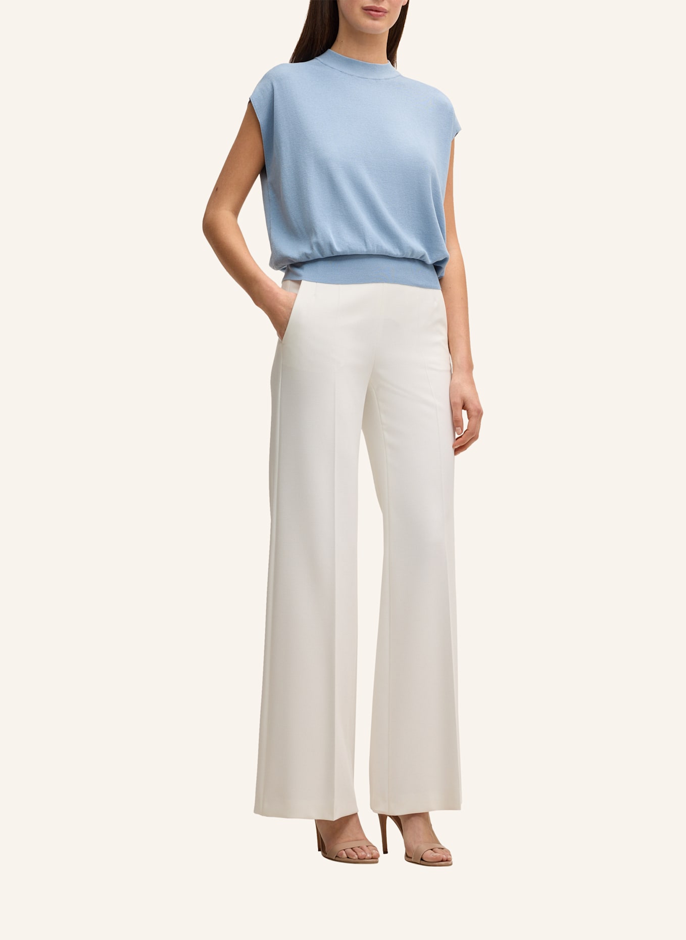 windsor. Strickshirt: HELLBLAU