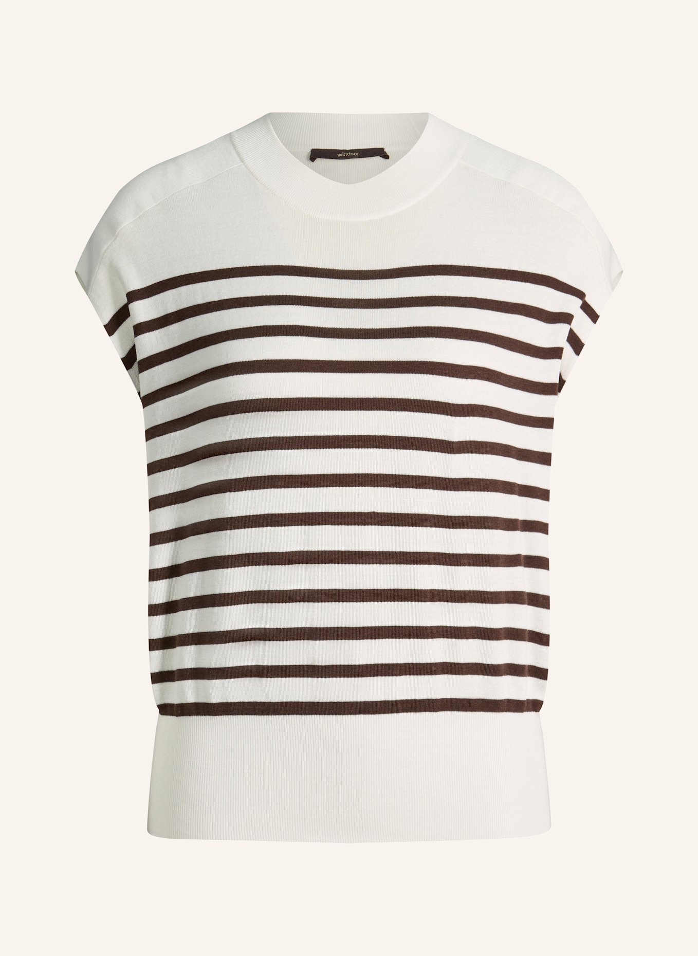 windsor. Strickshirt: ECRU