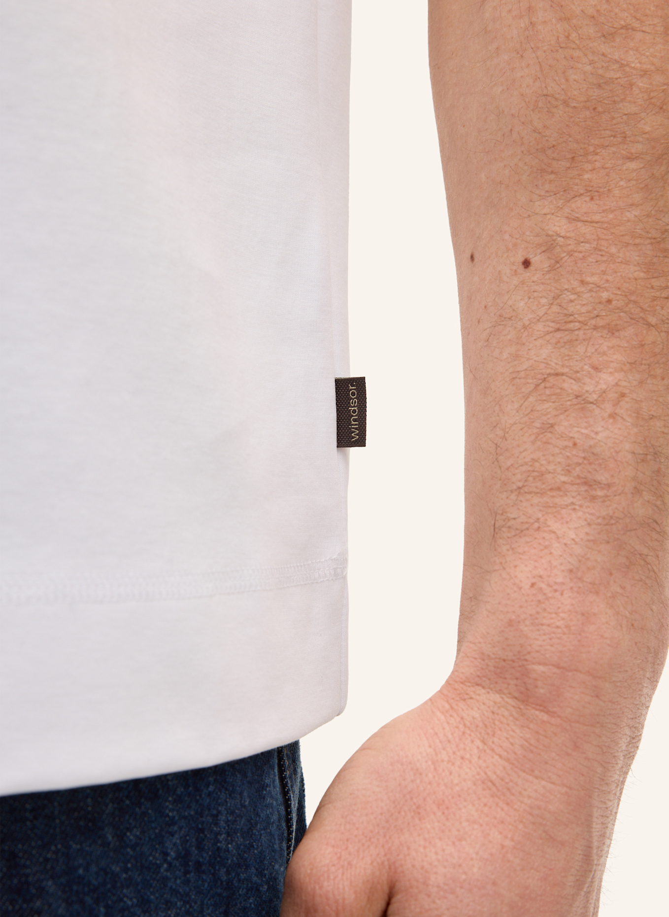 windsor. T-Shirt: WEISS