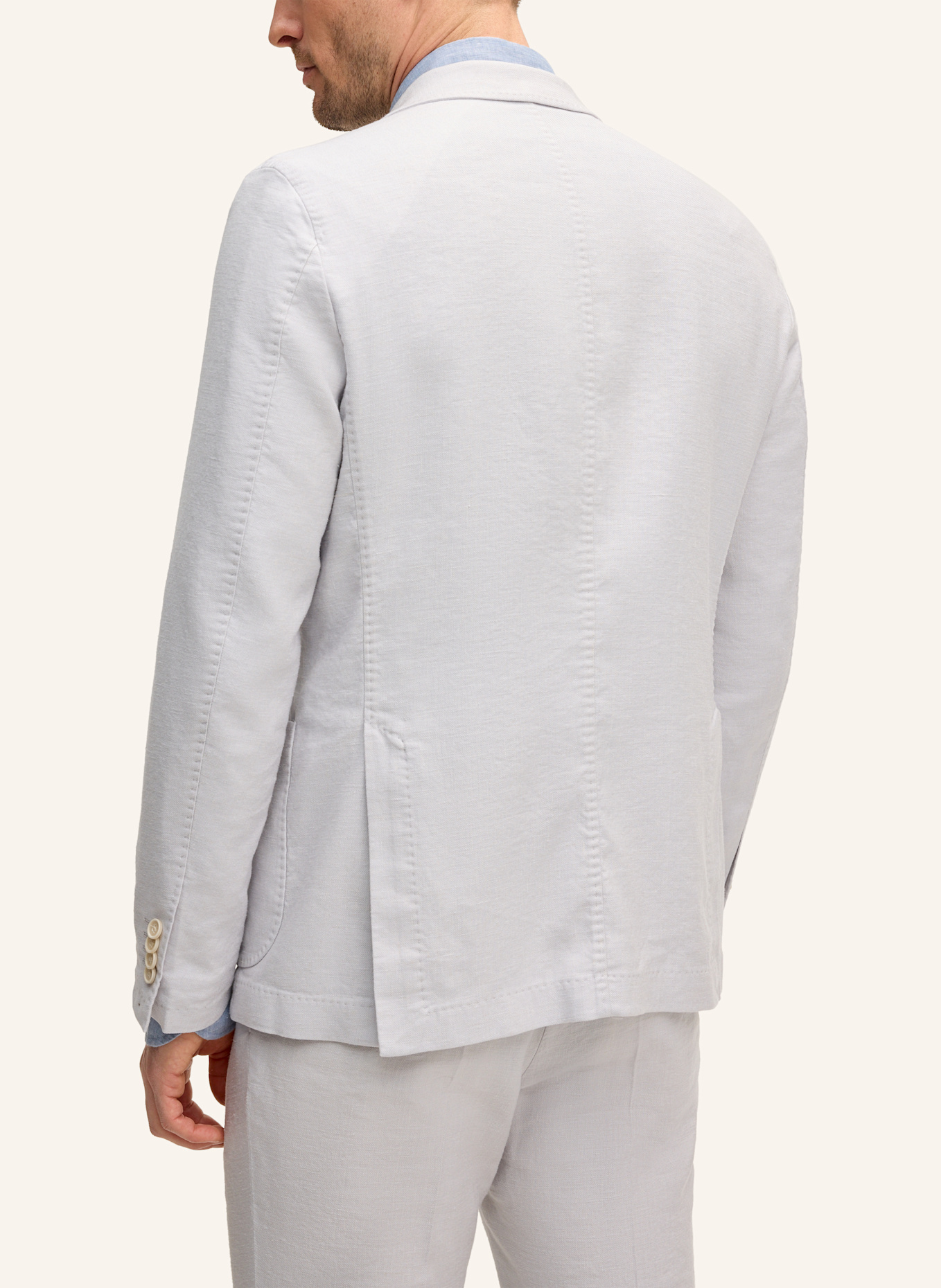 windsor. Baukasten Sakko Shaped Fit: HELLGRAU