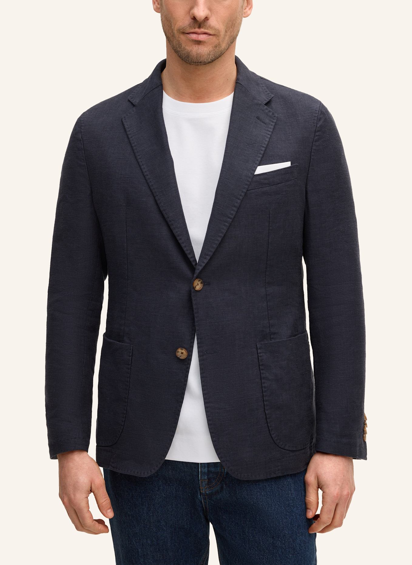 windsor. Baukasten Sakko Shaped Fit: DUNKELBLAU