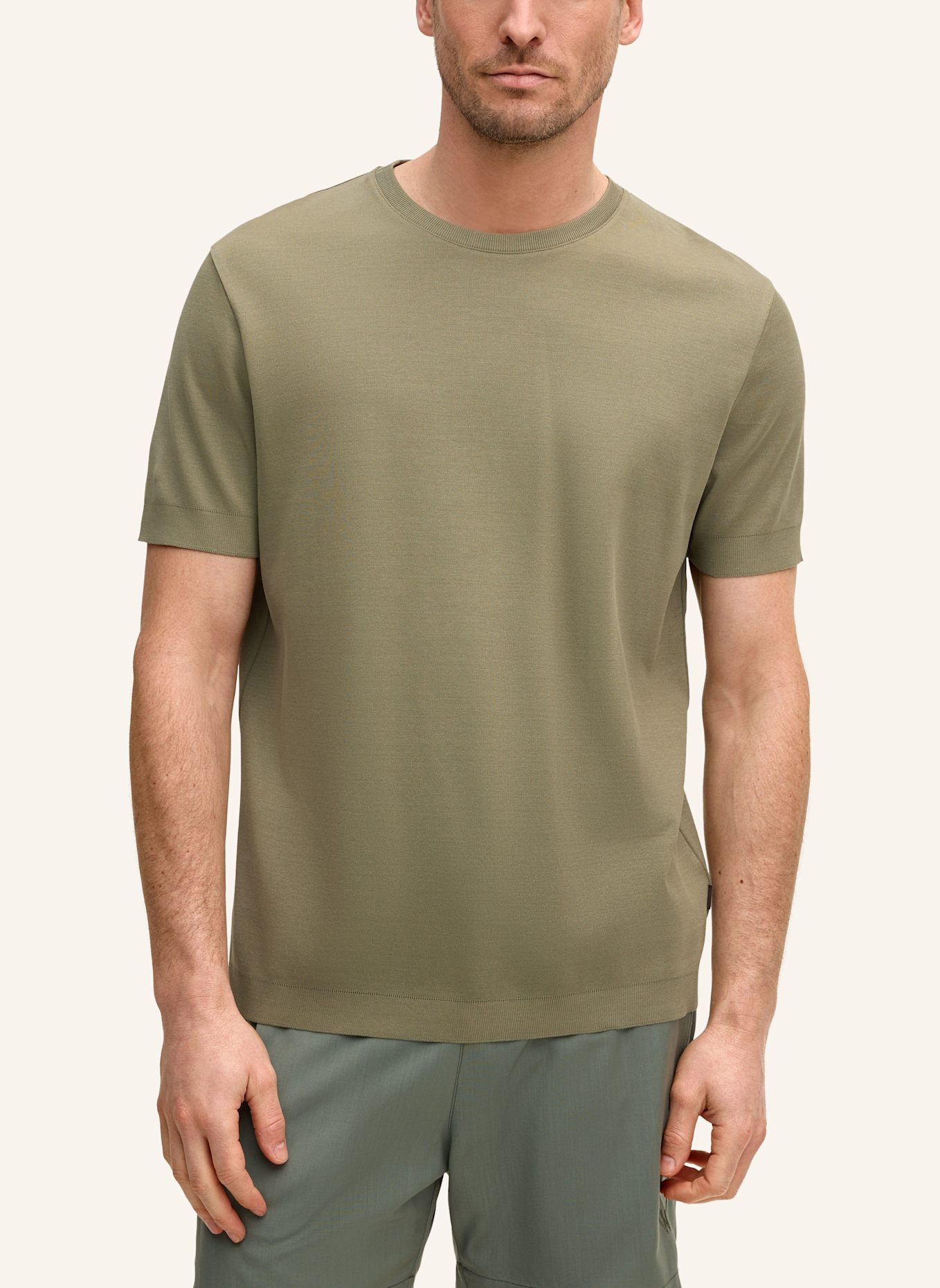 windsor. Strickshirt FLORO: OLIV