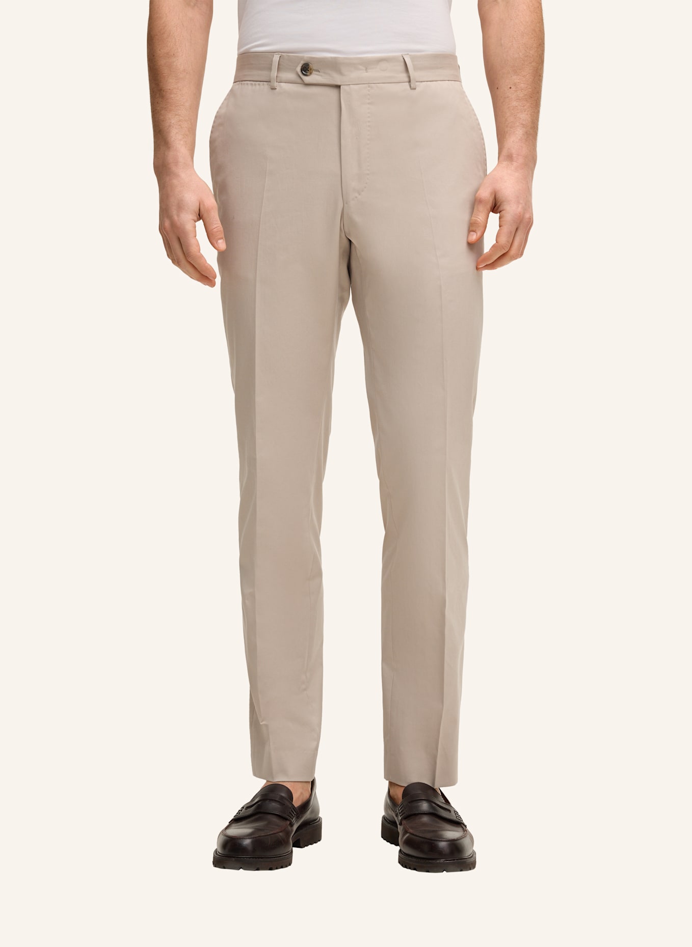 windsor. Stoffhose Shaped Fit: BEIGE